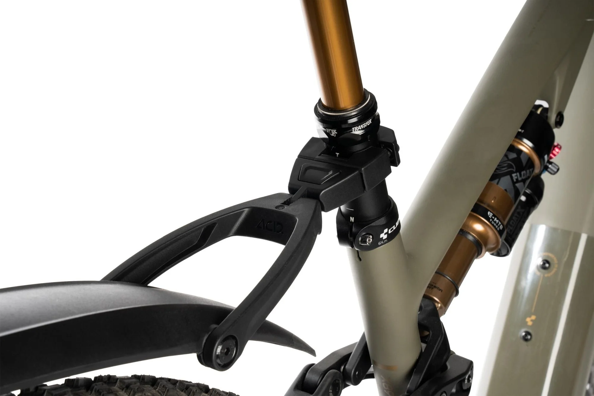 ACID MUDGUARD VANE PRO 27.5-29 INCH CLICK REAR BLACK/BLACK - Image 4