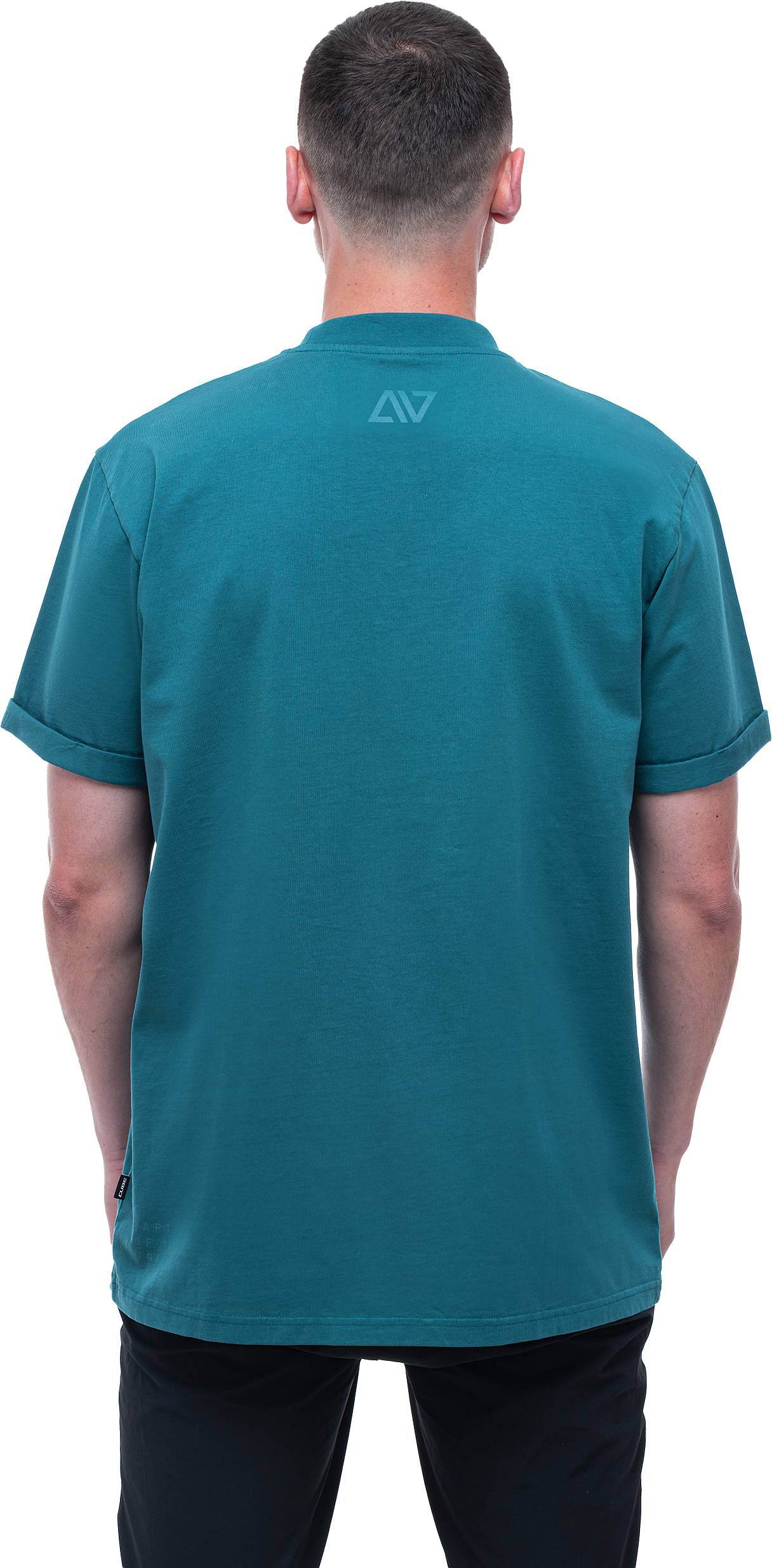 ACID ORGANIC T-SHIRT CLASSIC LOGO BLUE - Image 4