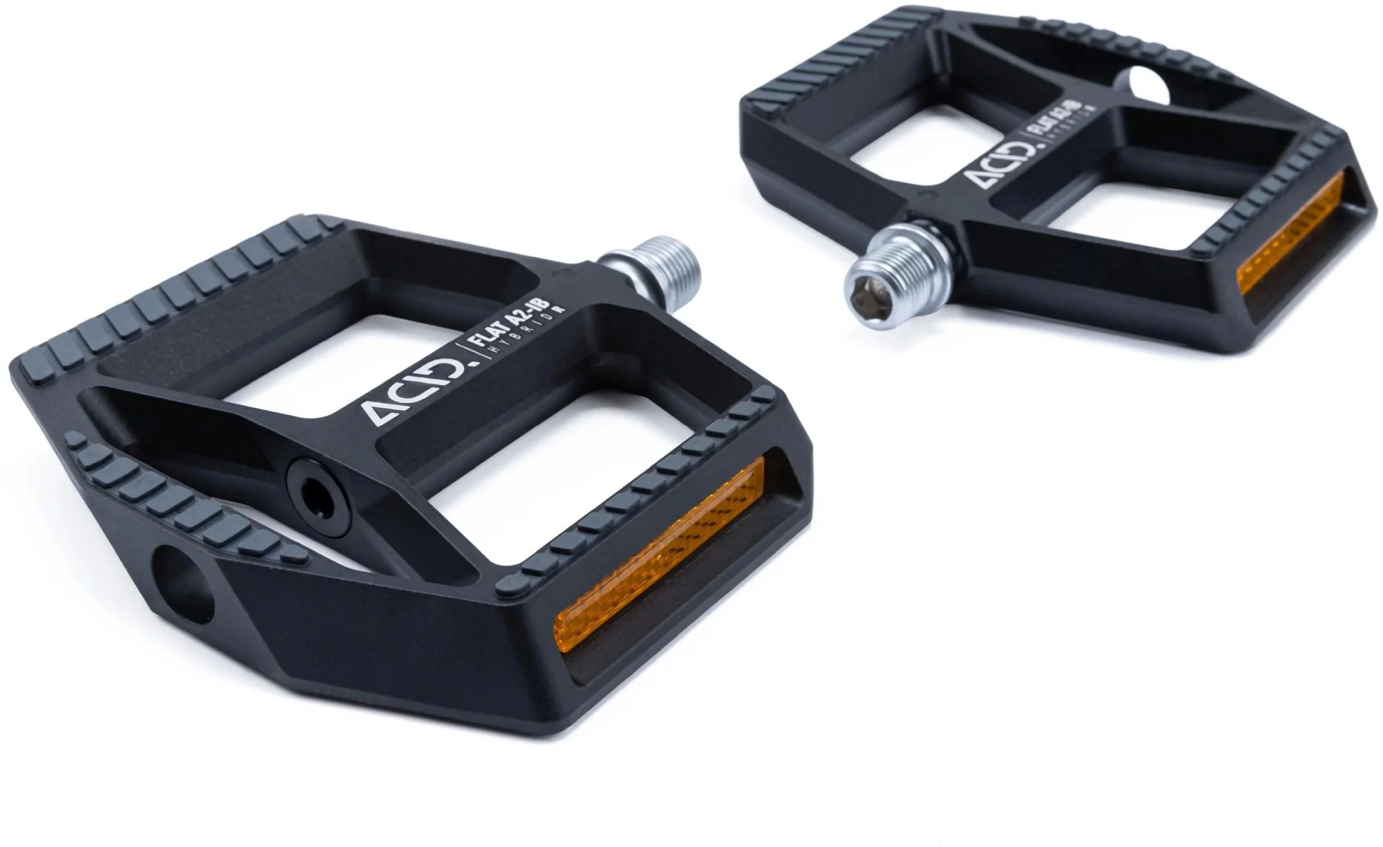 ACID PEDALS FLAT A2-IB HYBRID R BLACK - Image 3
