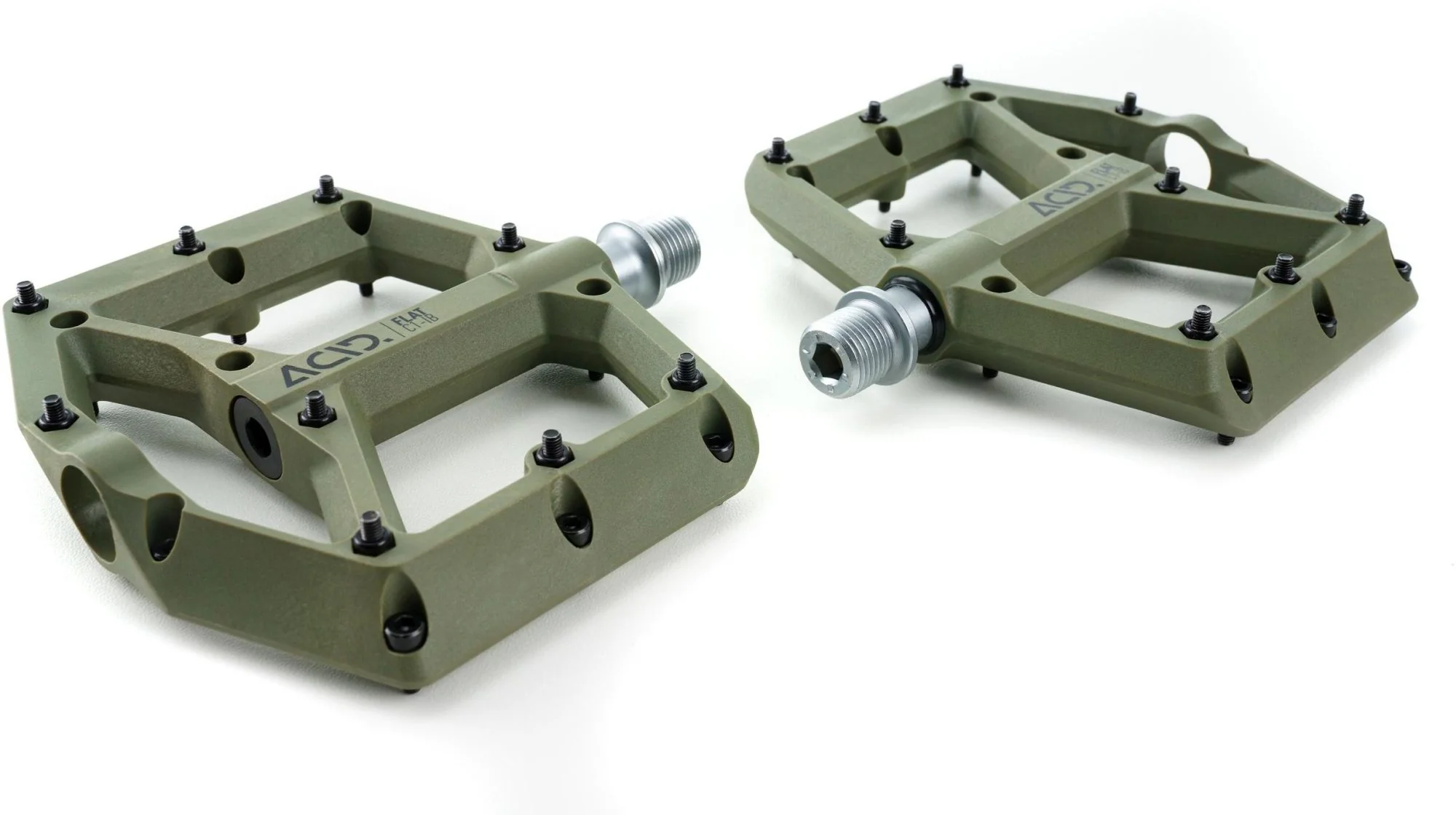 ACID PEDALS FLAT C1-IB OLIVE - Image 2