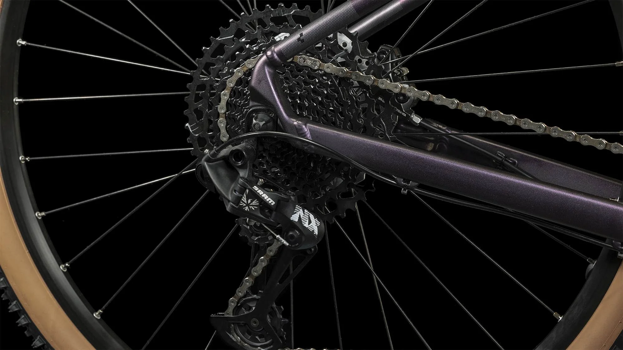 CUBE ACCESS WS SLX SHIFTPURPLE/BLACK - Image 5