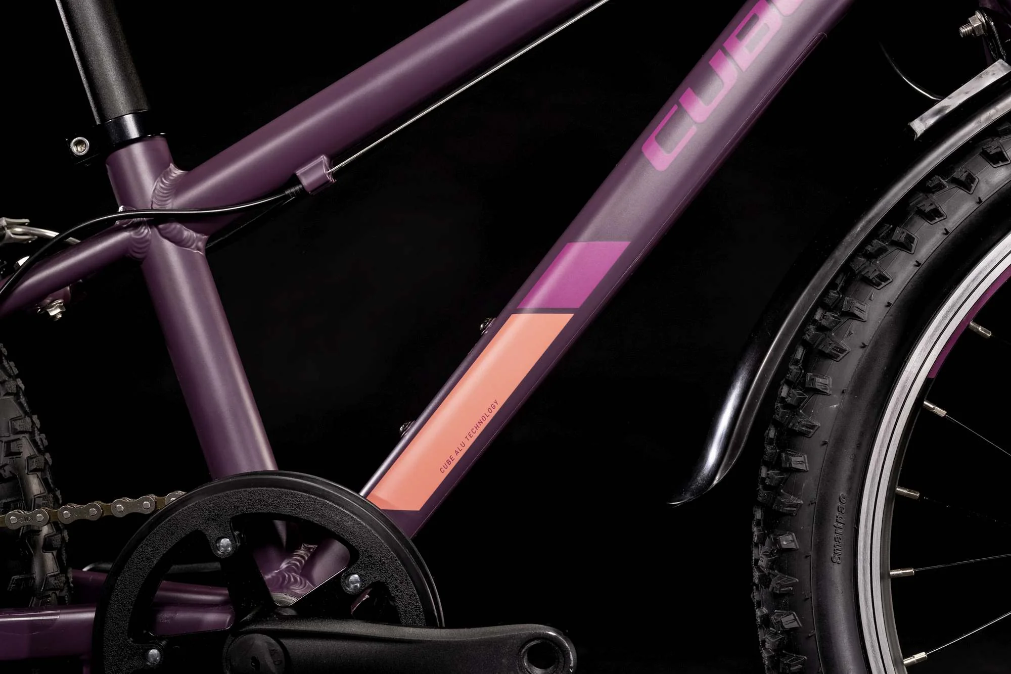 CUBE ACID 200 ALLROAD PURPLE/ORANGE - Image 5