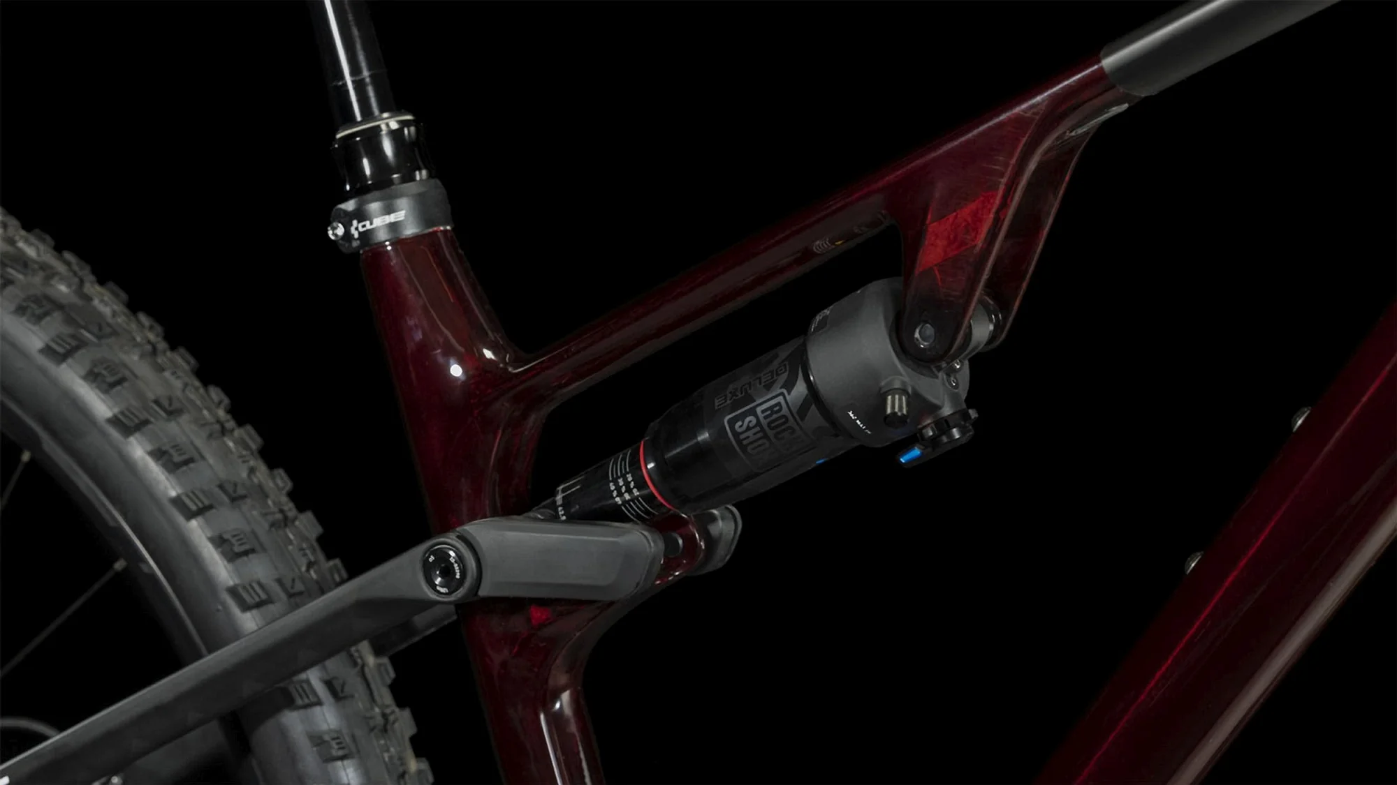 CUBE AMS ONE11 C:68X PRO 29 LIQUIDRED/CARBON - Image 5