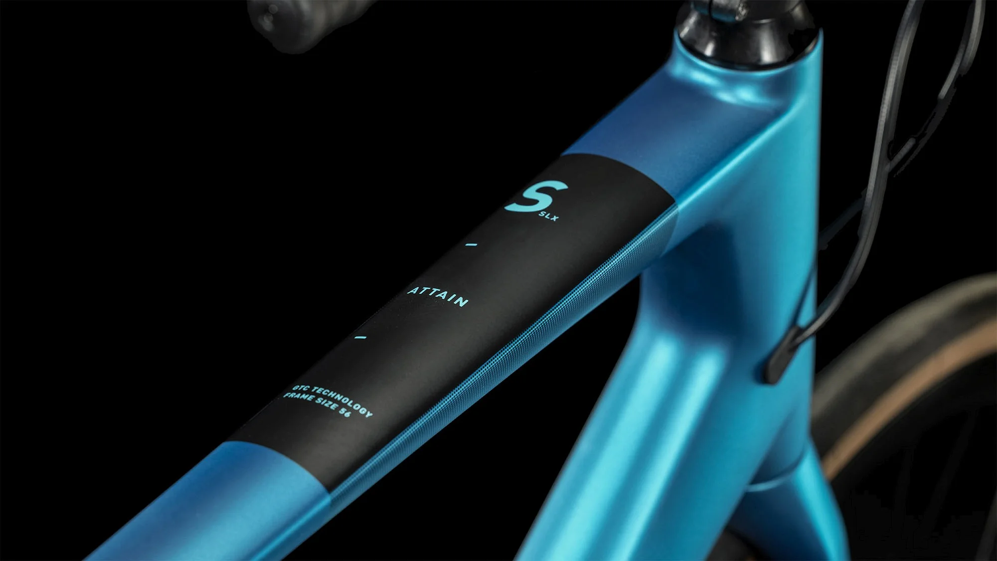 CUBE ATTAIN GTC SLX FROZENTEAL/BLACK - Image 2