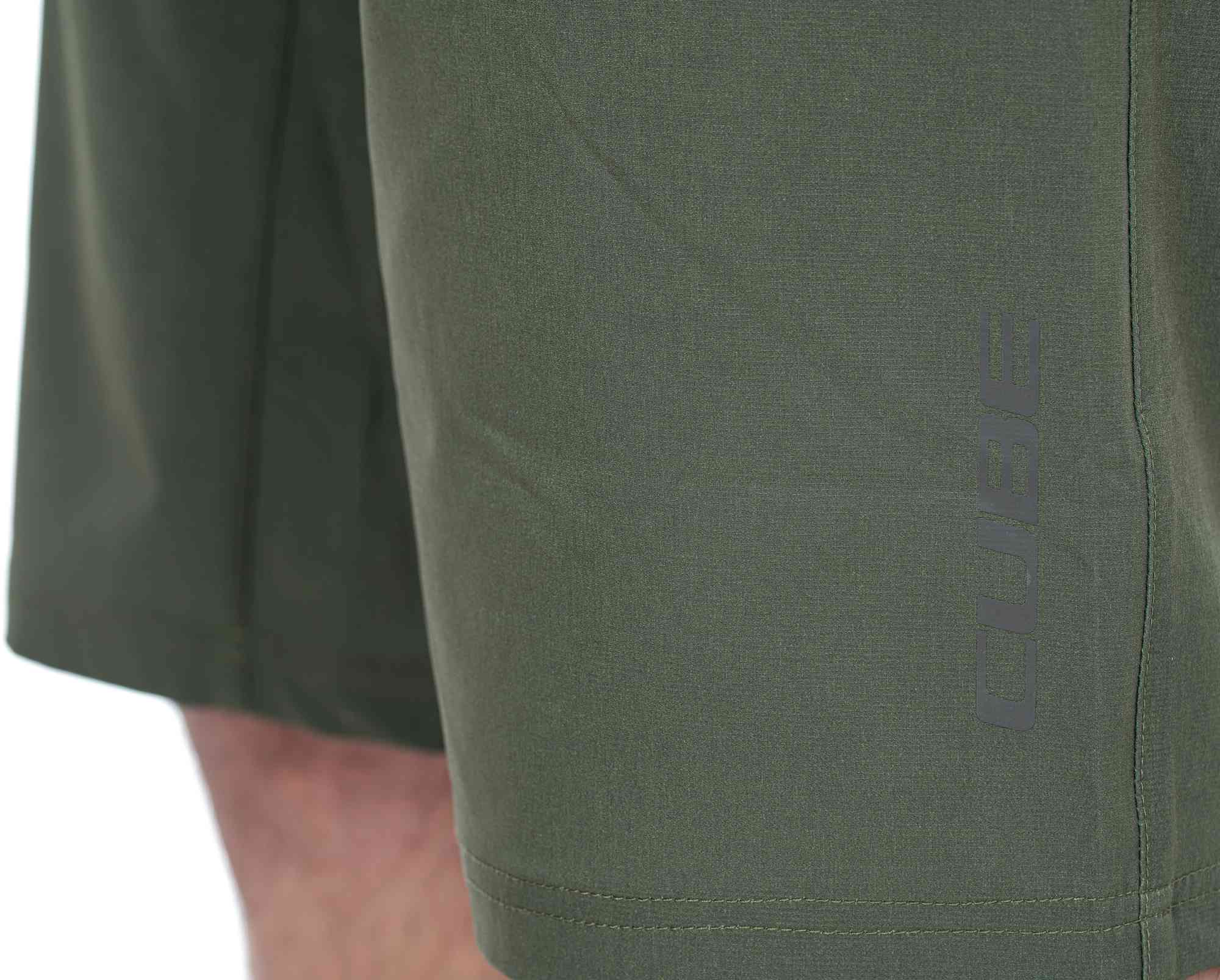 CUBE Atx Baggy Shorts Cmpt Dark Olive - Image 3