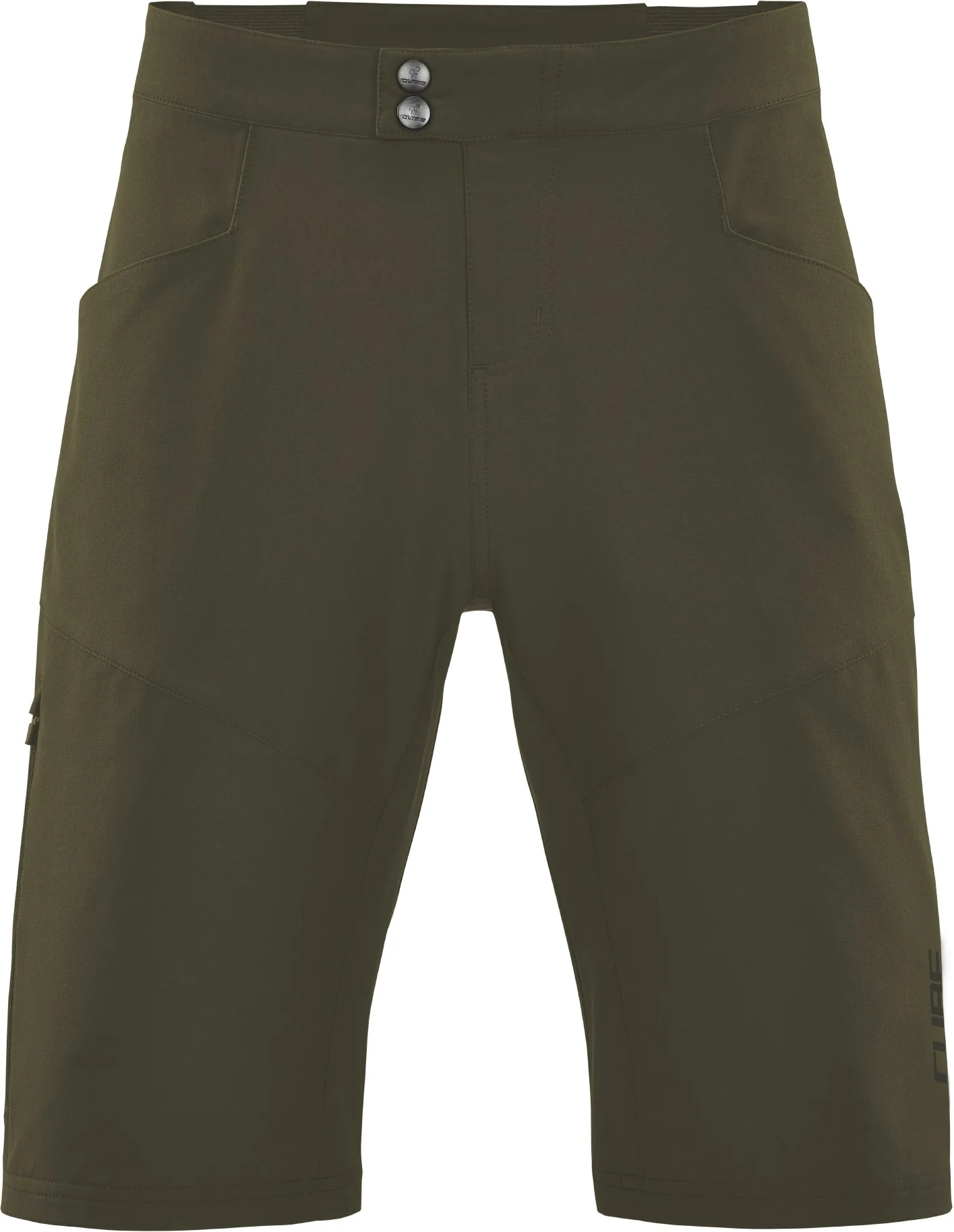 CUBE Atx Baggy Shorts Cmpt Dark Olive - Image 5