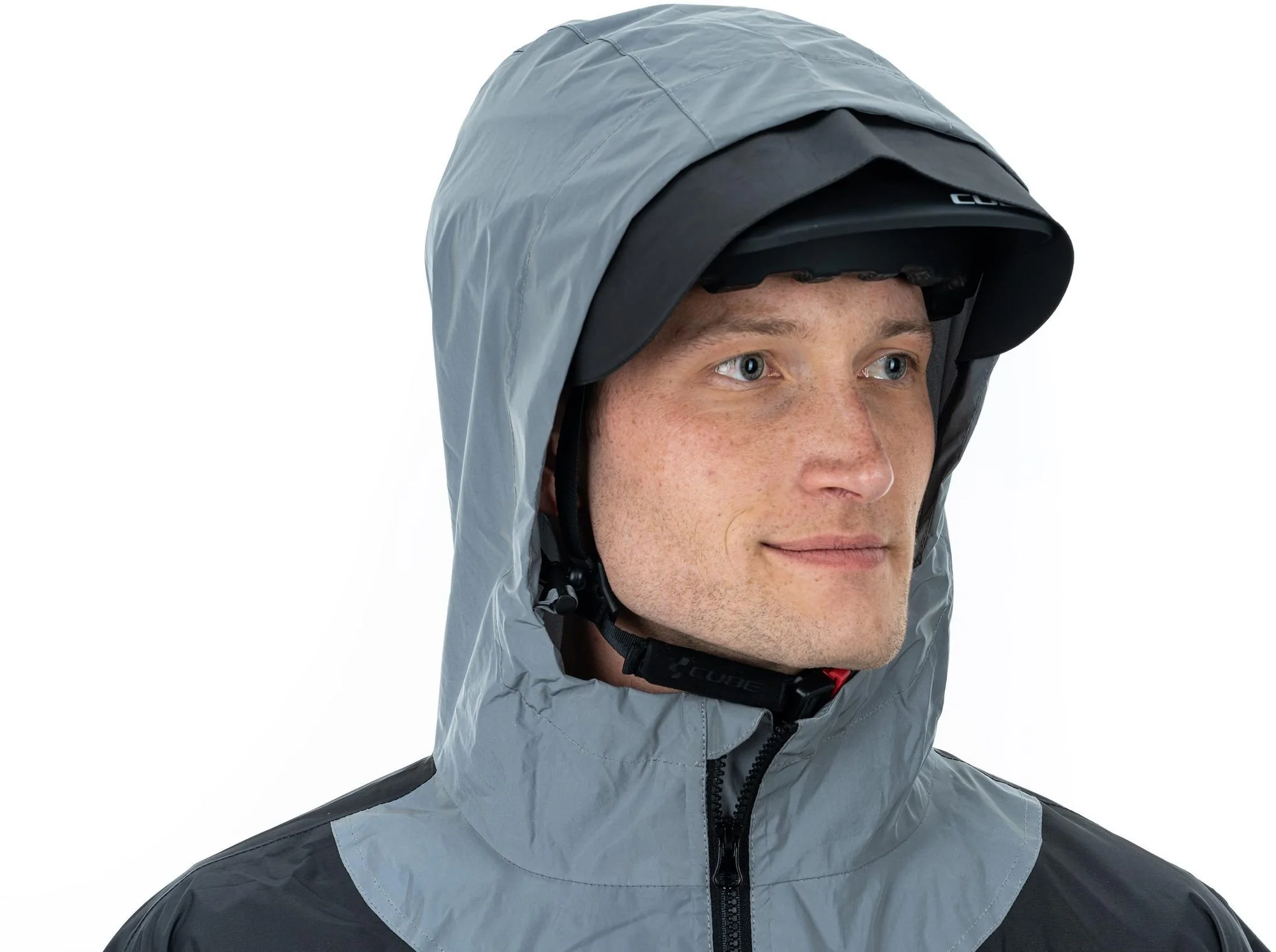 CUBE Atx Utility Poncho Safety Silver/Grey - Image 6