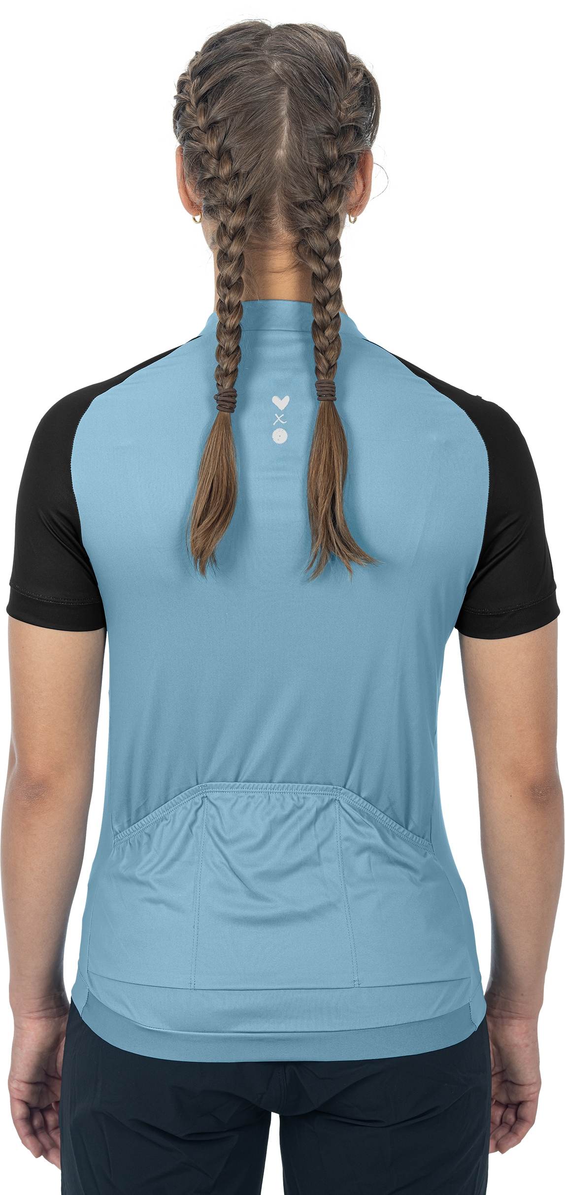 CUBE Atx WS Jersey Half Zip Cmpt S/S Blue - Image 3