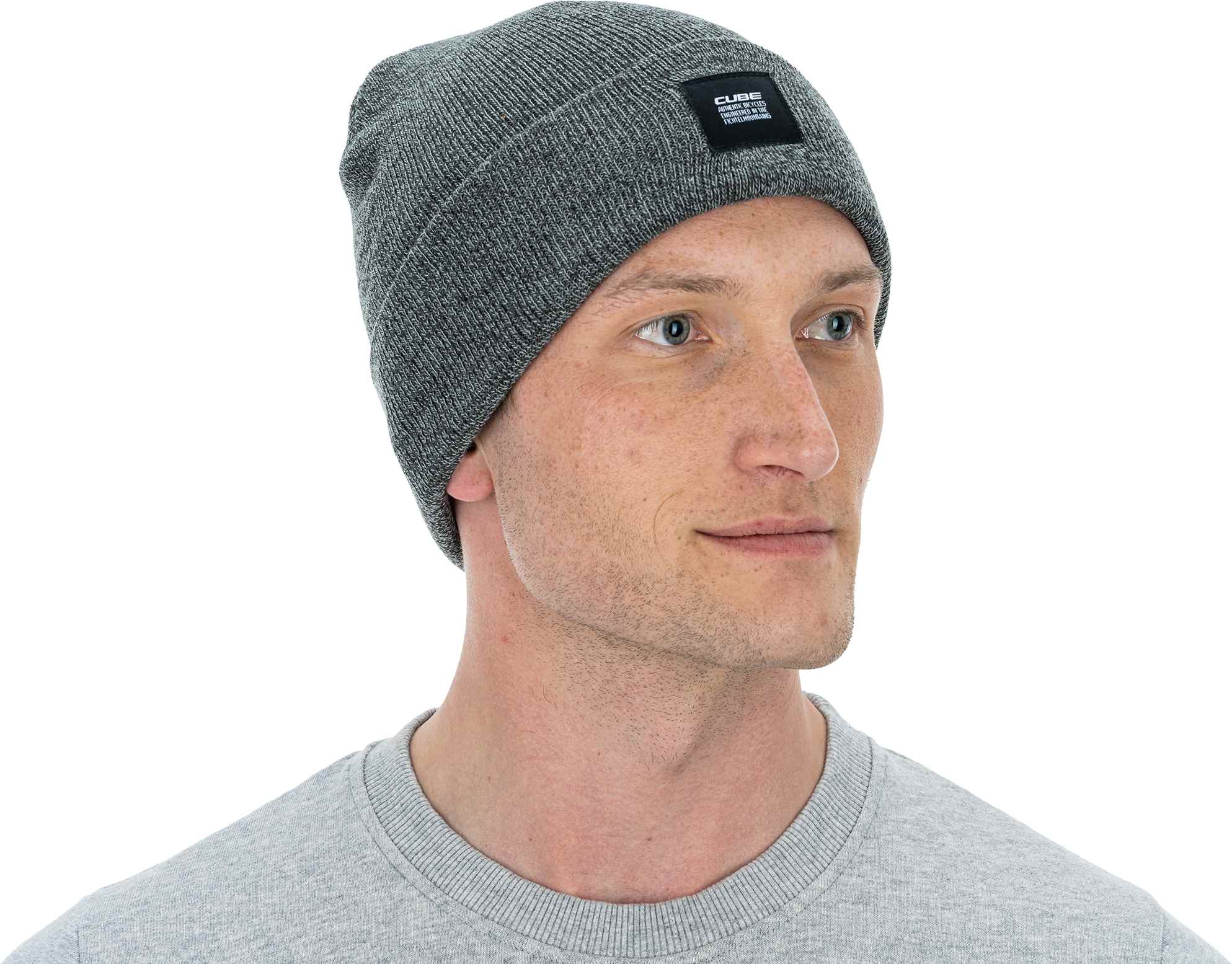 CUBE Beanie Classic Grey - Image 2