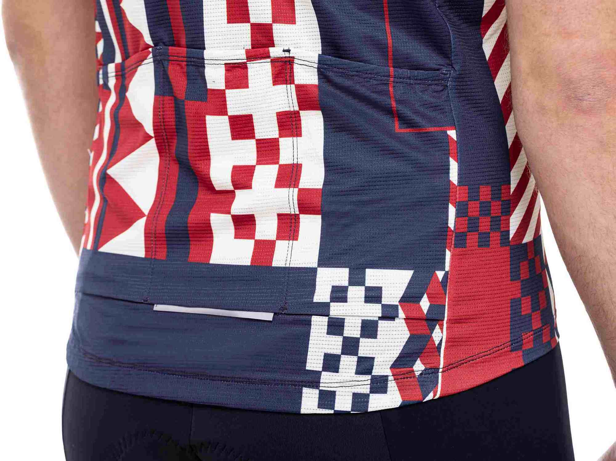 CUBE BLACKLINE JERSEY CMPT S/S BLUE/RED/BEIGE - Image 4