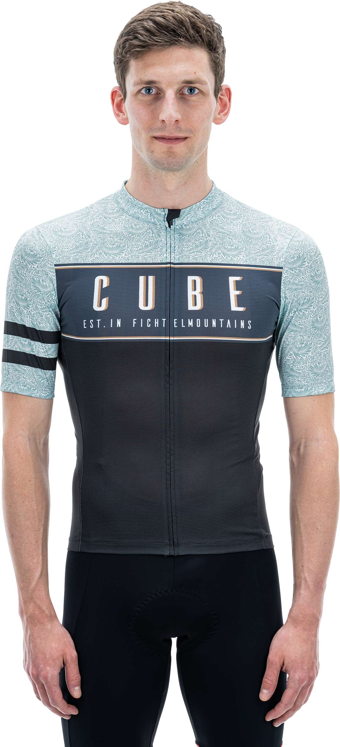 CUBE BLACKLINE JERSEY CMPT S/S GREY/BLUE