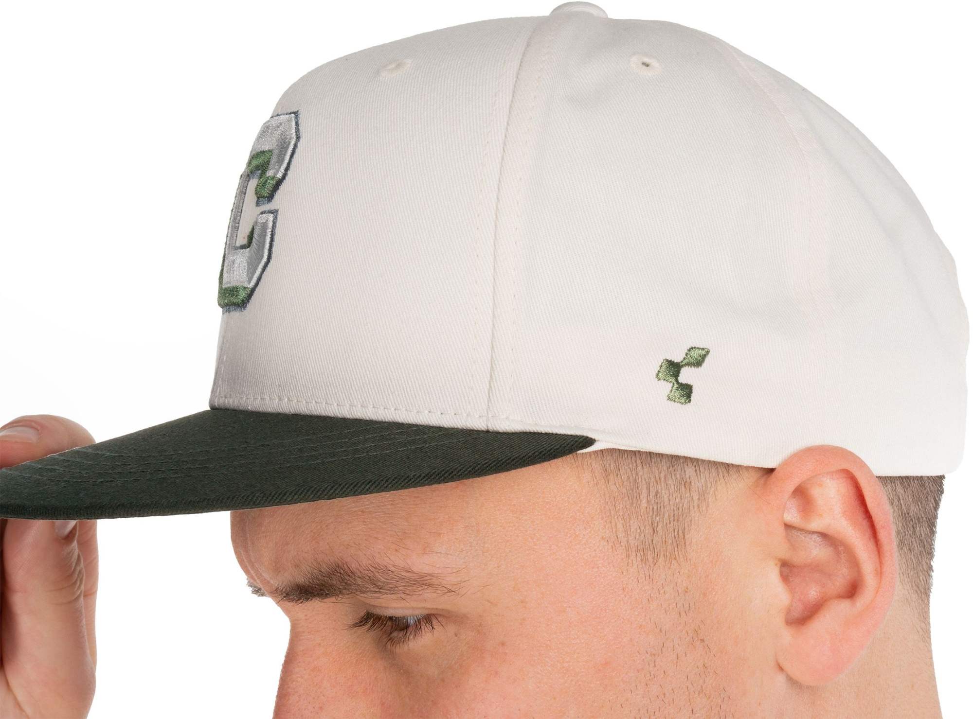 CUBE CAP THE EMBOSSED C BEIGE/OLIVE - Image 5