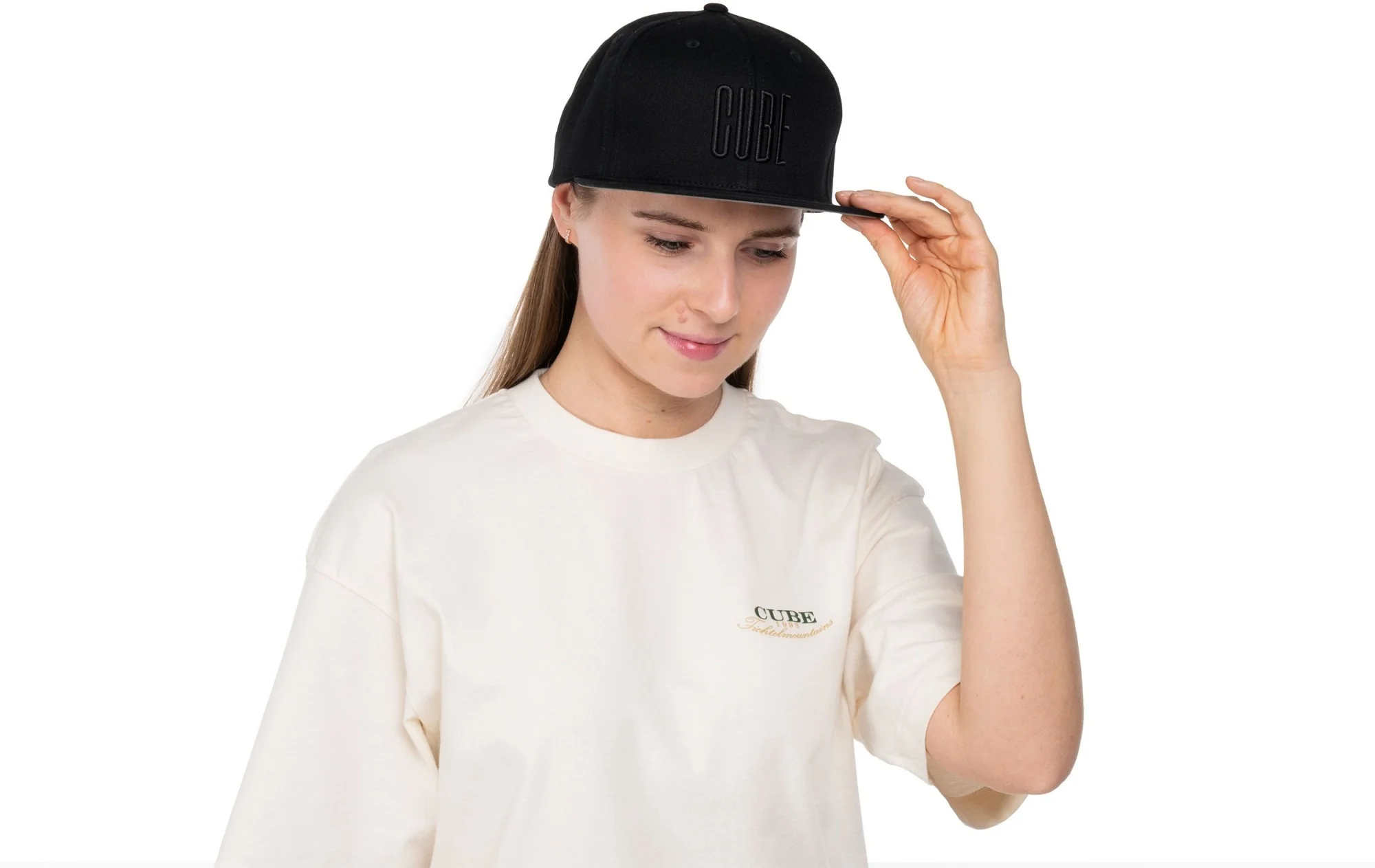 CUBE CAP THE EMBOSSED CUBE BLACK/BLACK - Image 7