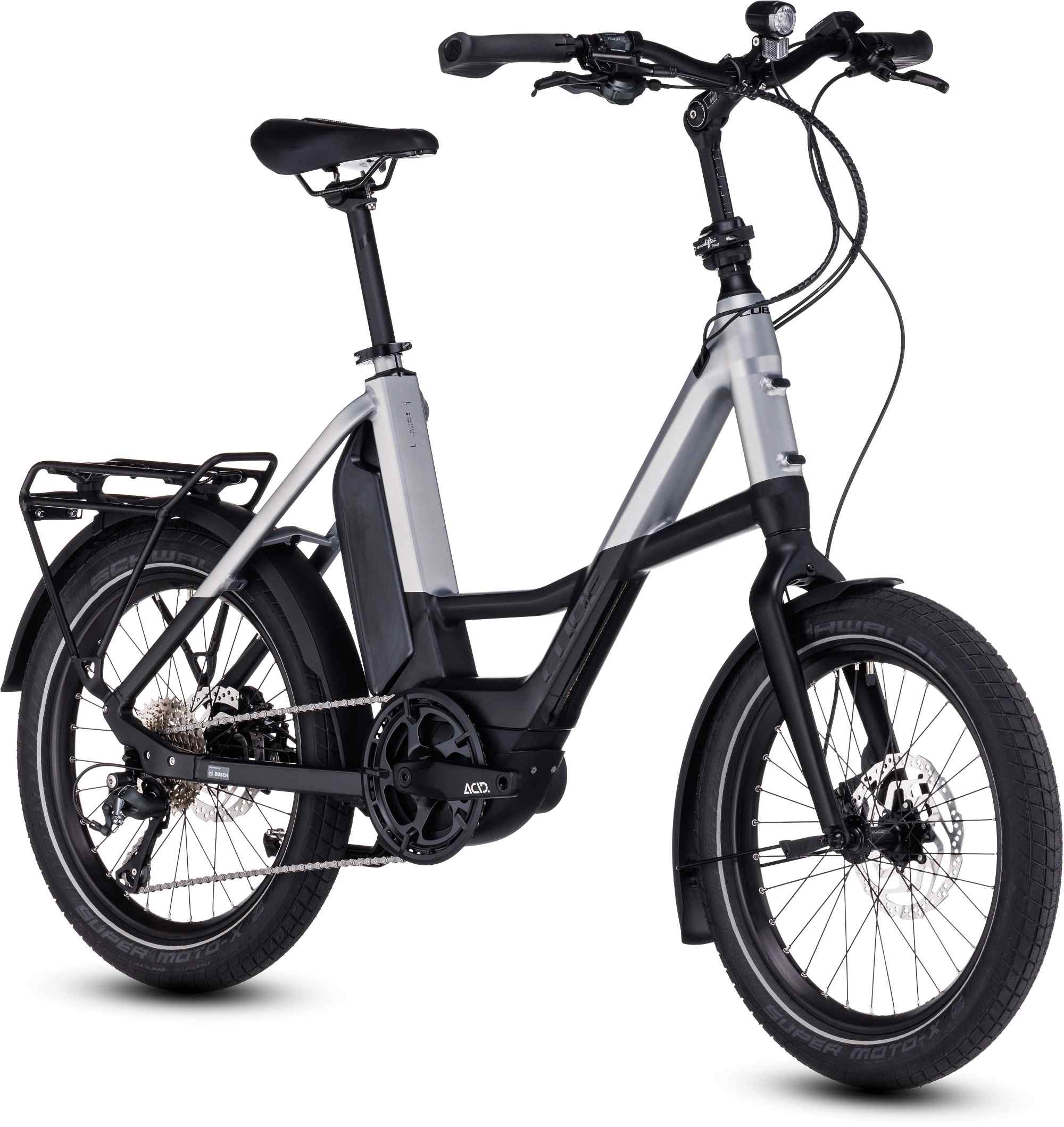 CUBE COMPACT SPORT HYBRID 500 BLACK/POLARSILVER - Image 8