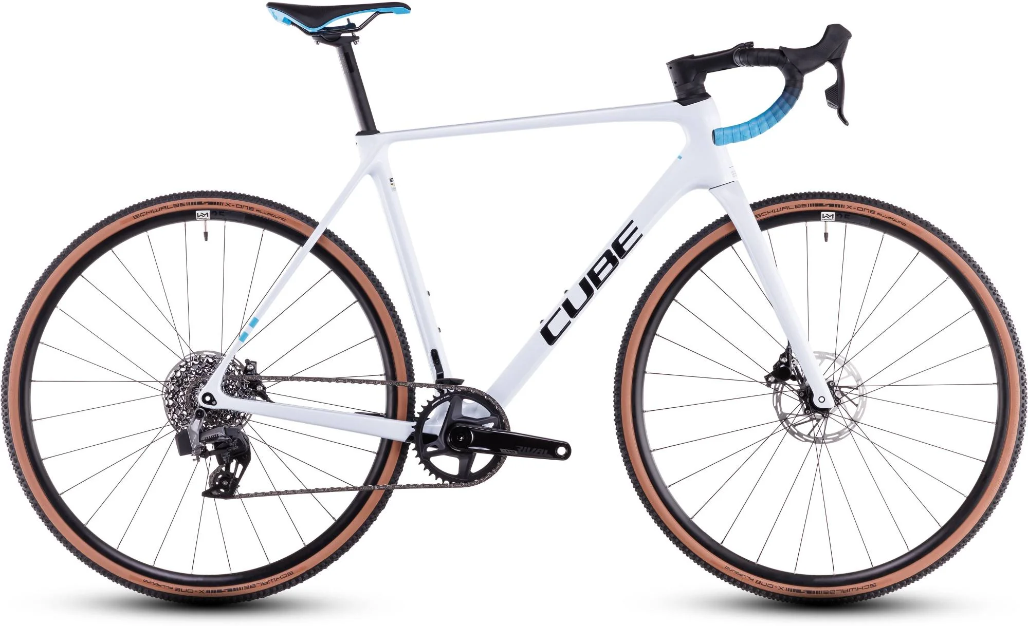 CUBE CROSS RACE C:62 RACE POLARWHITE/BLUE