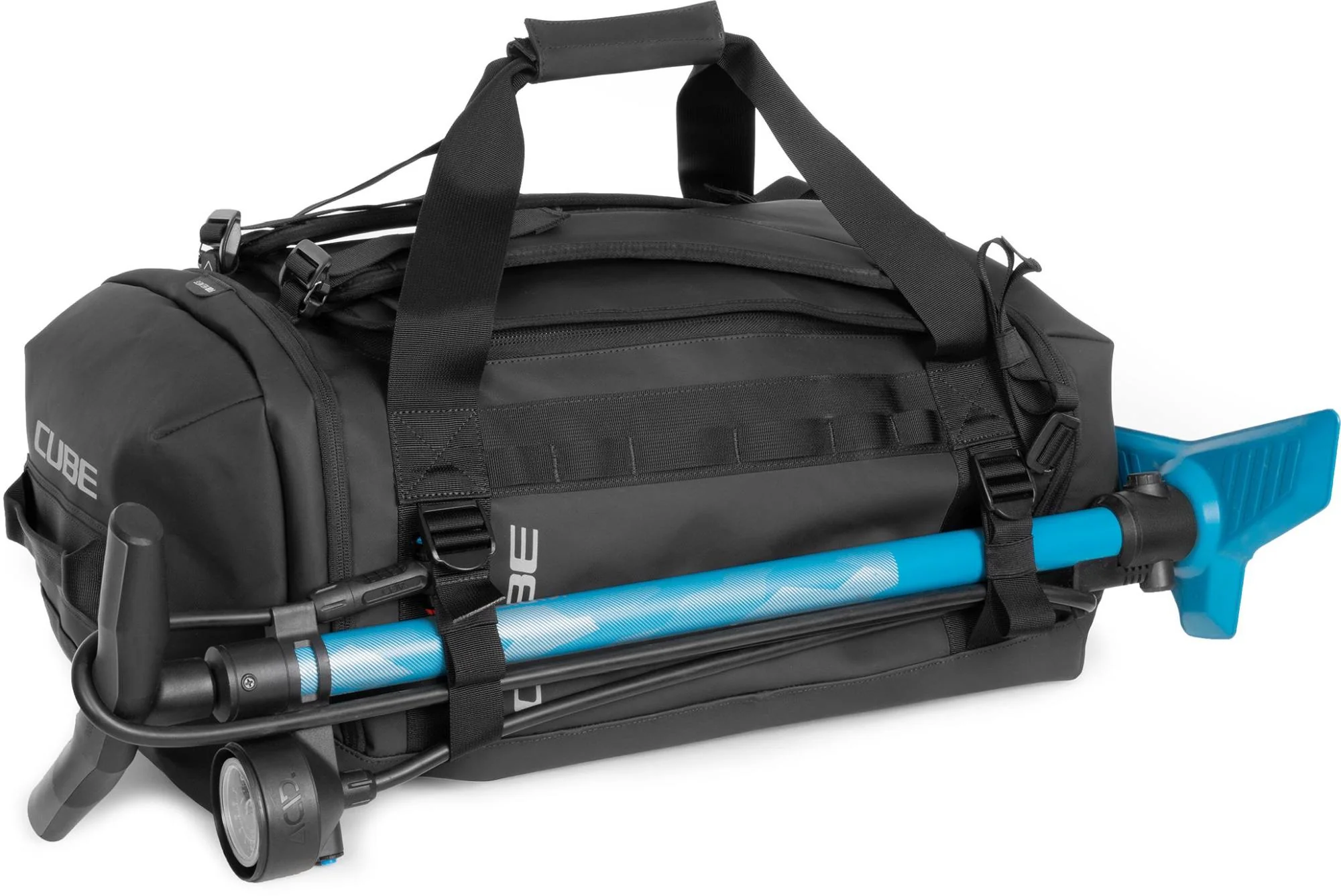 CUBE DUFFLE BAG 60L BLACK - Image 9