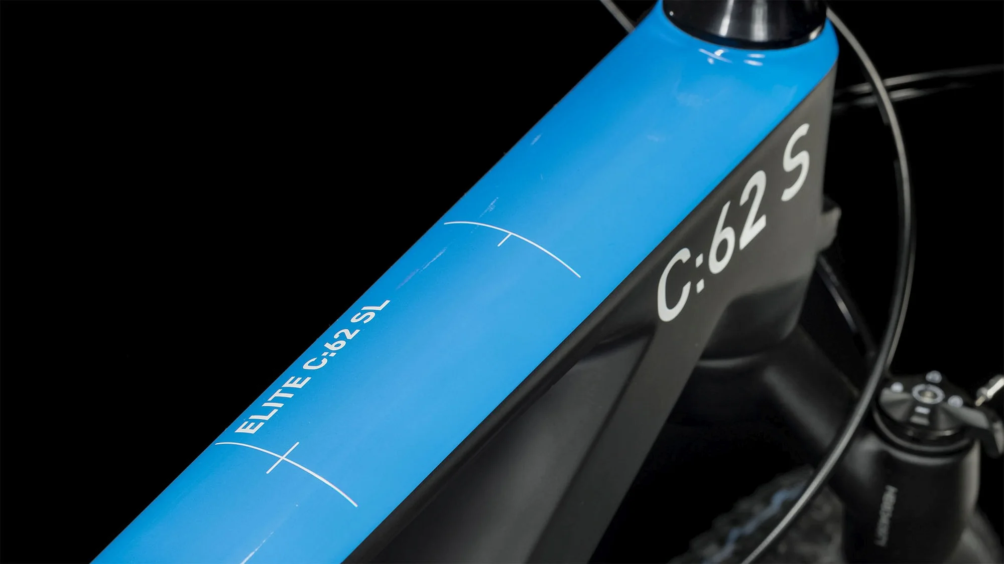 CUBE ELITE C:62 SLX ROOKIE CARBON/BLUE/RED - Image 2