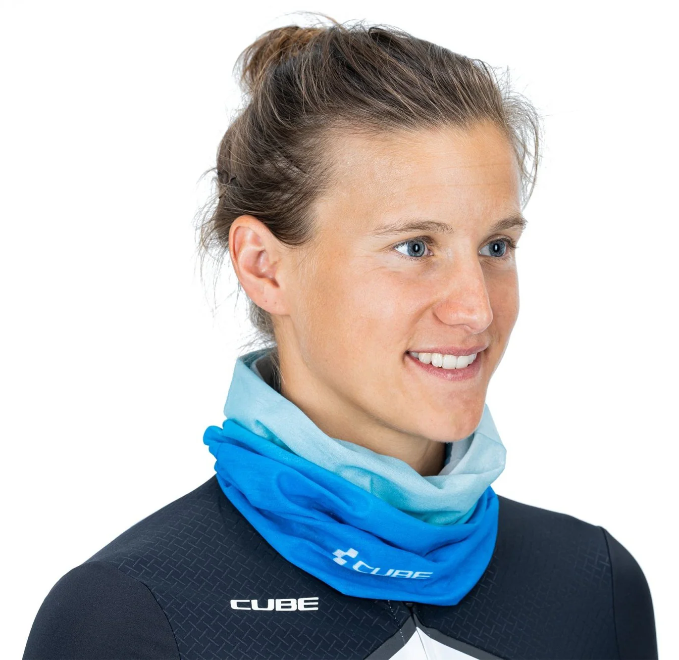 CUBE Functional Scarf Blue/Grey Onesize