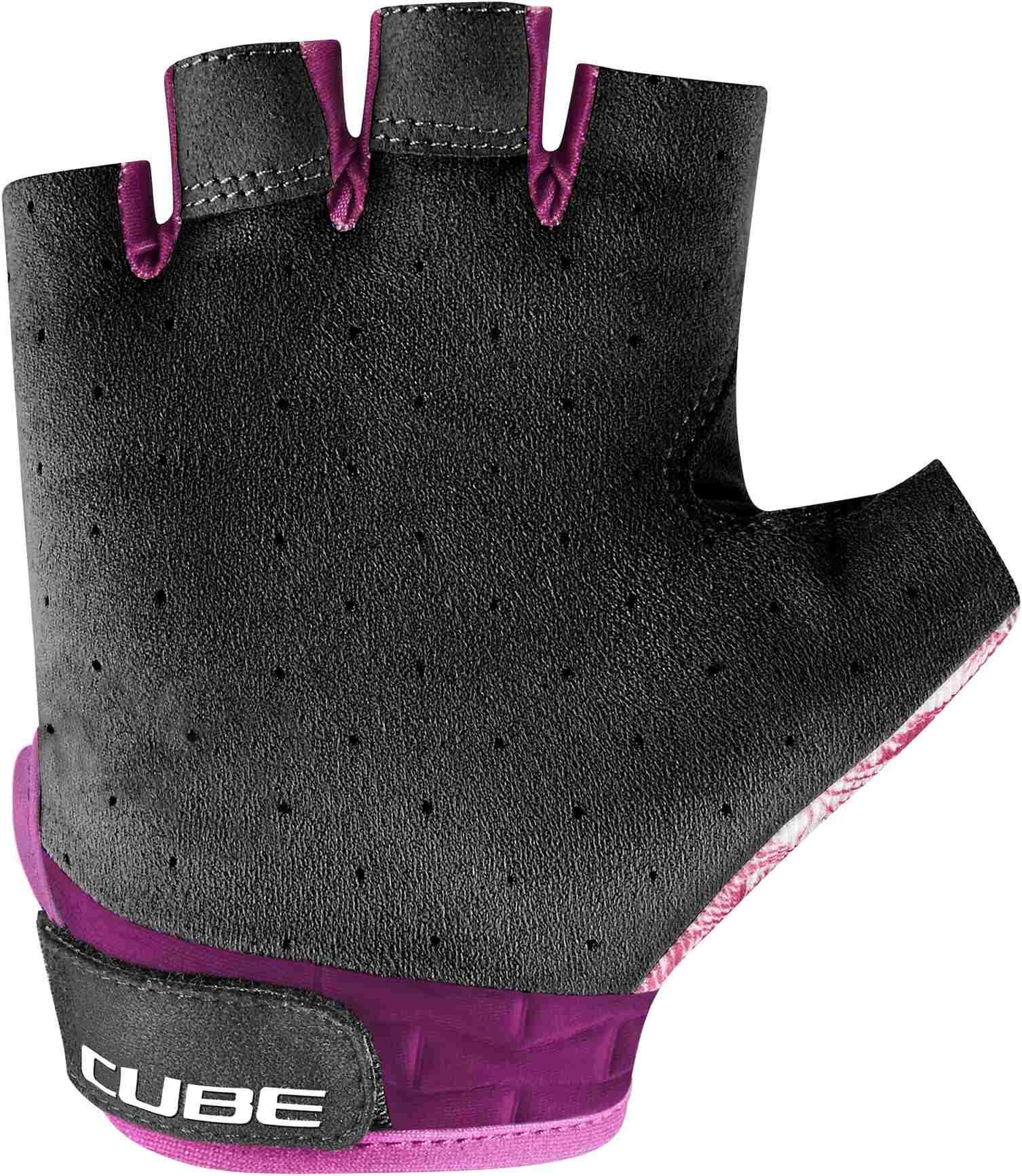 CUBE Gloves Performance Junior Short Finger Pink - Image 2