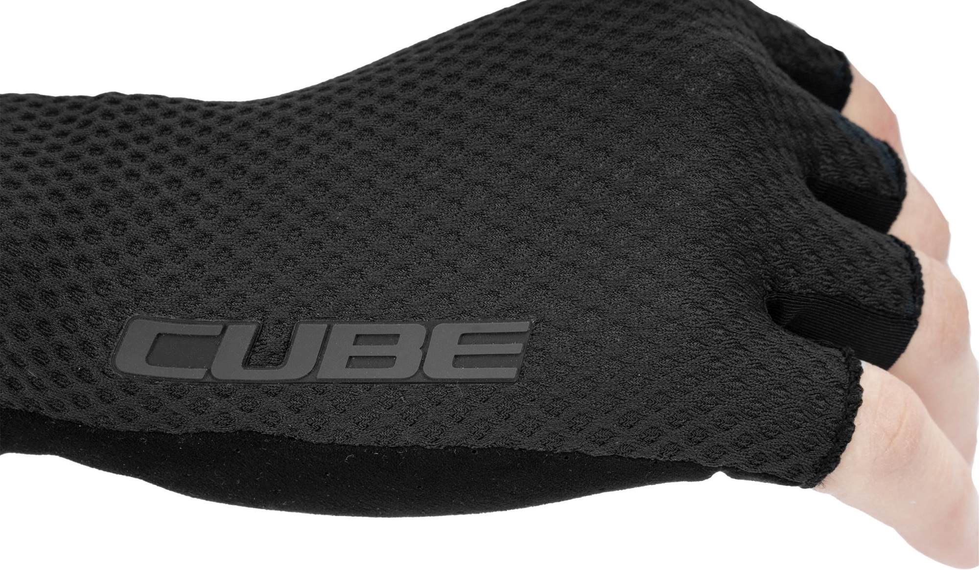 Cube Gloves Race Short Finger Black - Image 3
