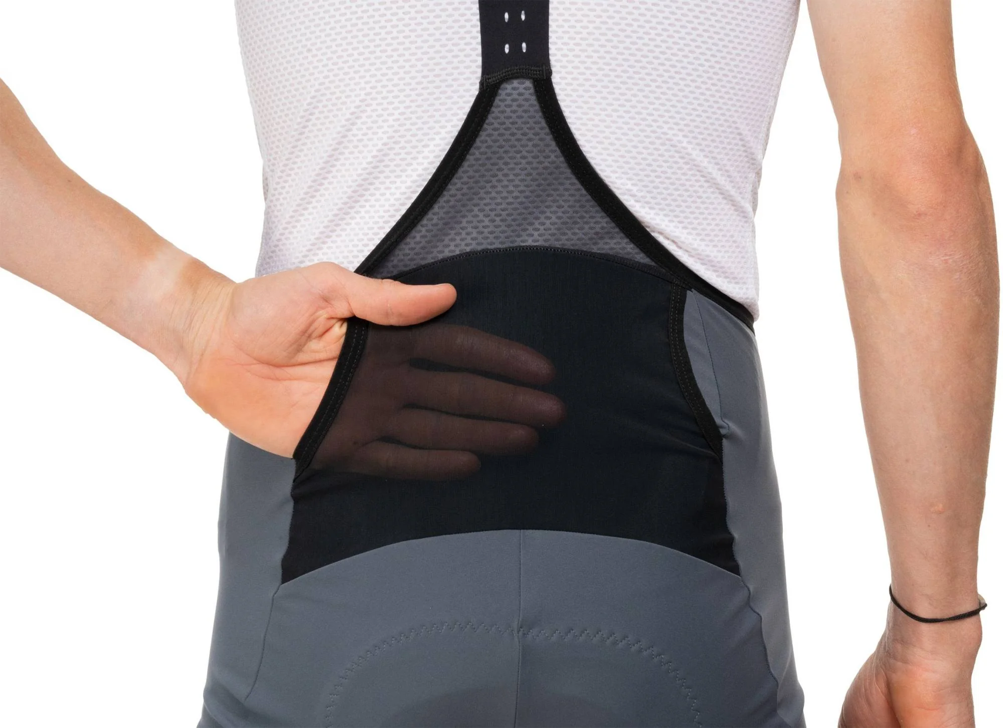 CUBE GRAVEL BIB SHORT CARGO DARK BLUE - Image 7