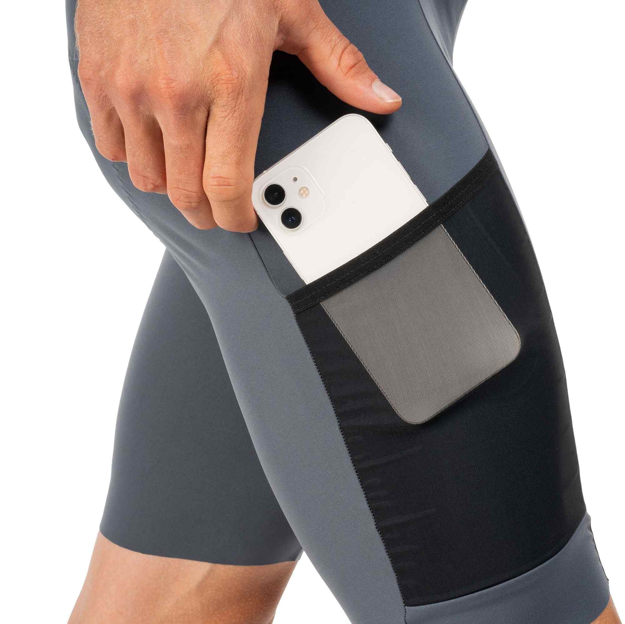 CUBE GRAVEL BIB SHORT CARGO DARK BLUE - Image 9