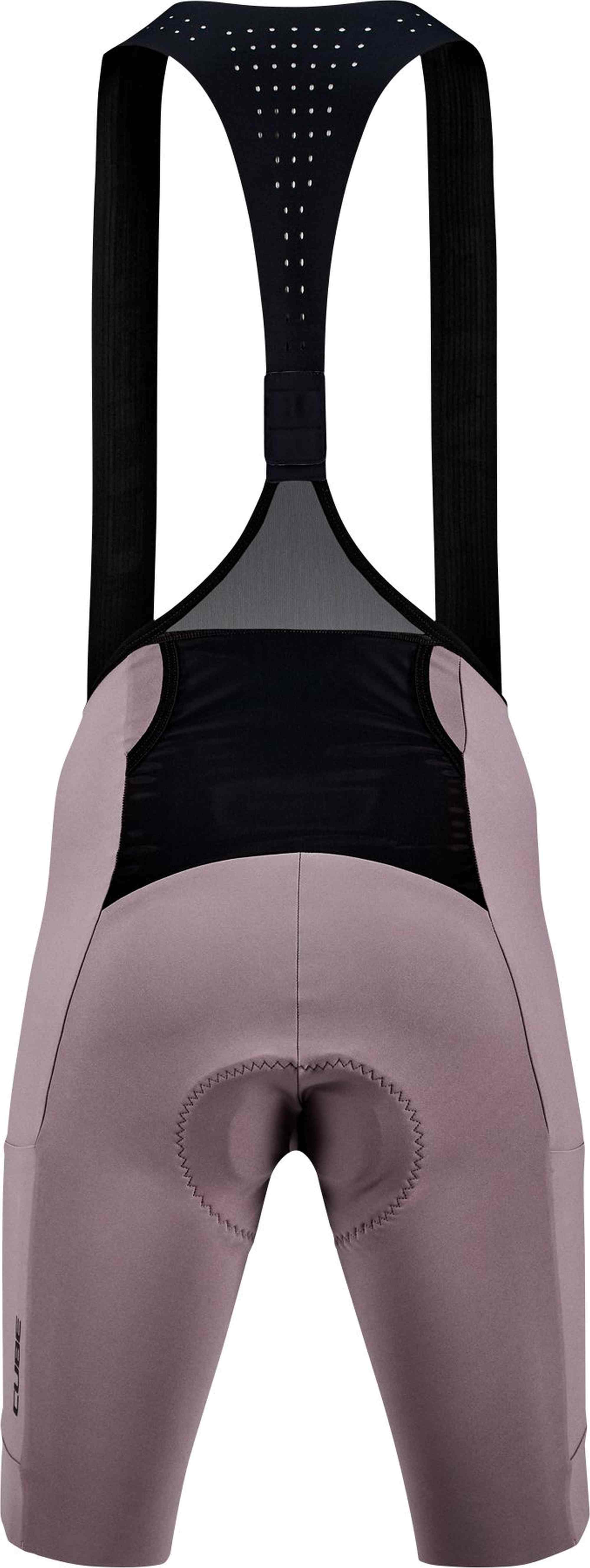 CUBE GRAVEL WS BIB SHORT CARGO BURGUNDY - Image 2