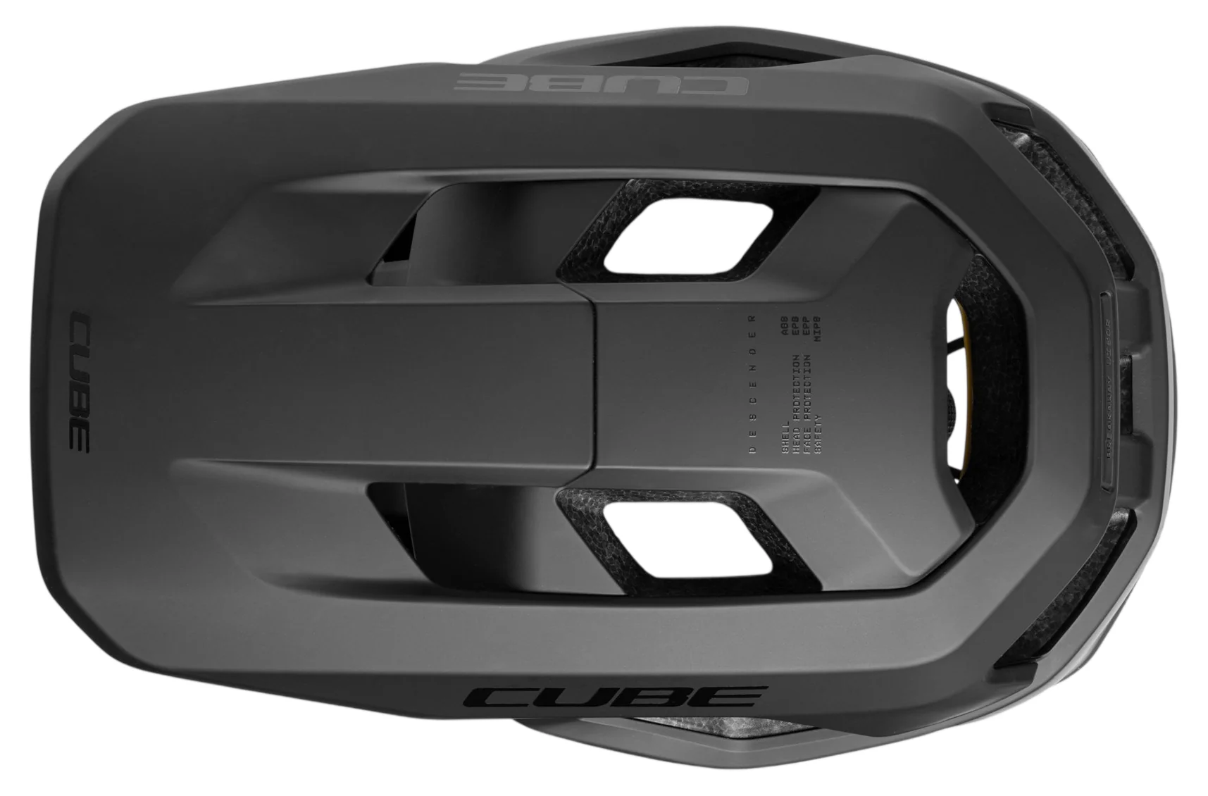 CUBE HELMET DESCENDER BLACK - Image 7