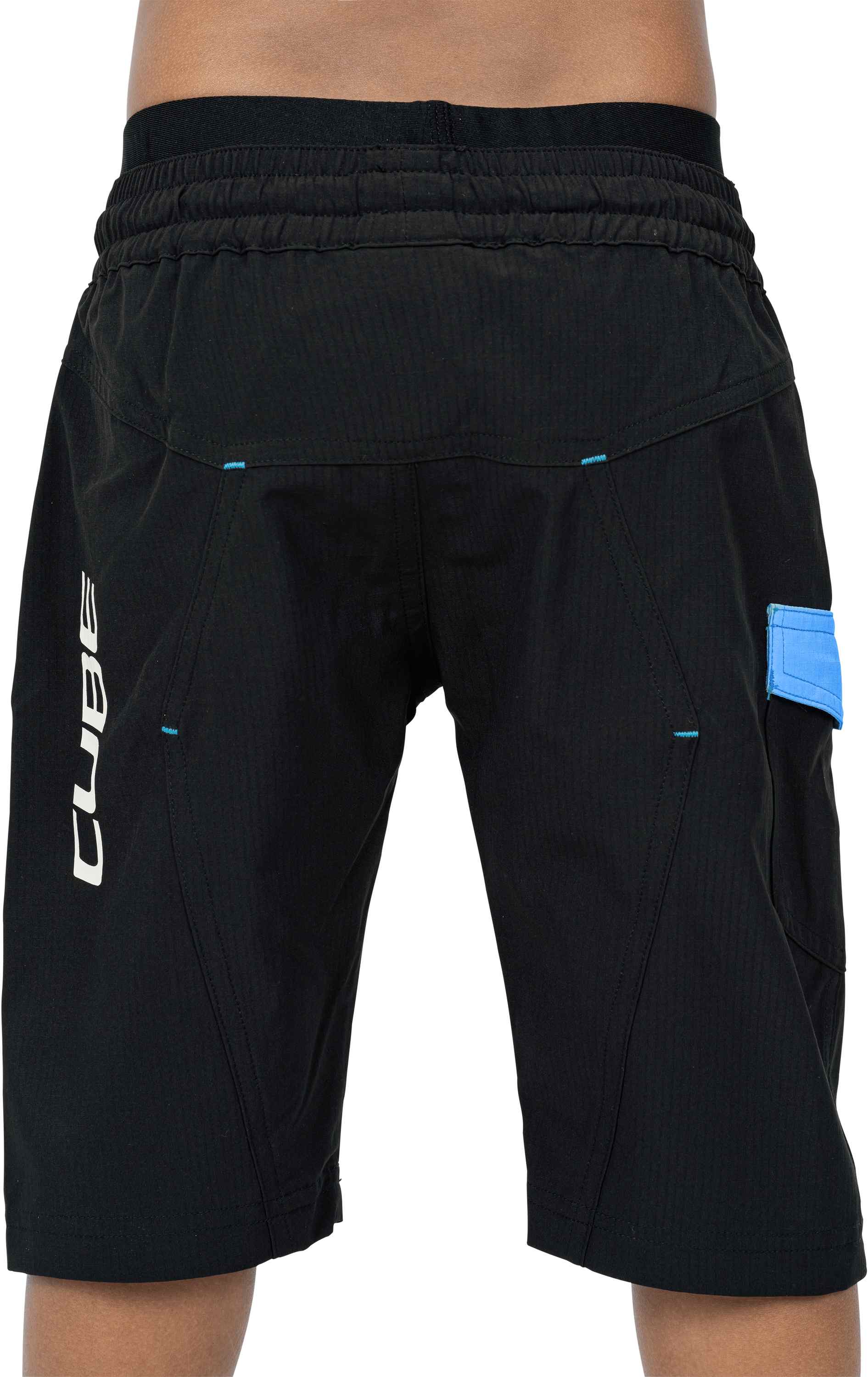 CUBE Junior Baggy Shorts Incl. Liner Shorts Black - Image 2