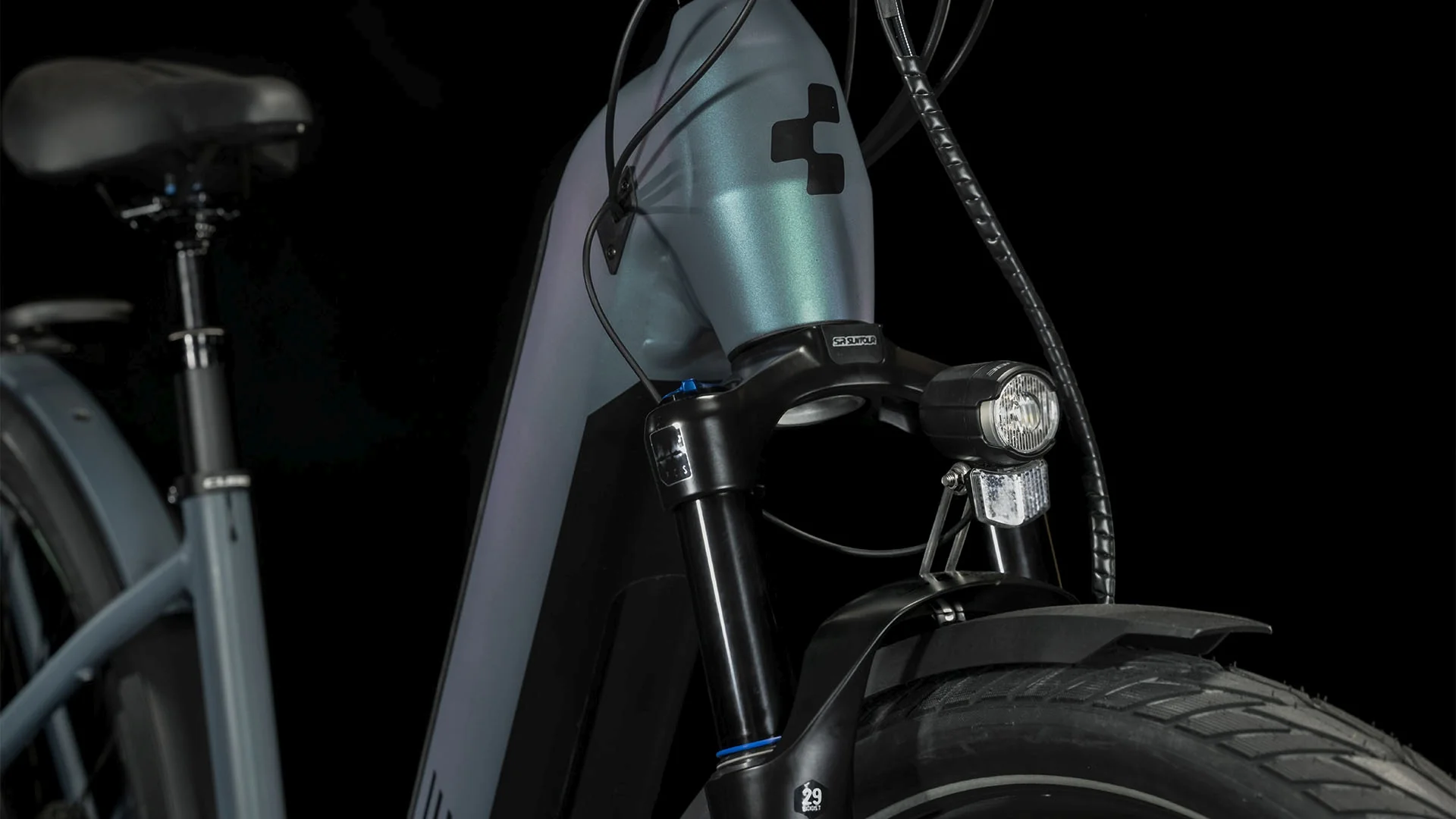 CUBE KATHMANDU HYBRID ABS 750 SMARAGDGREY/BLUE - Image 12