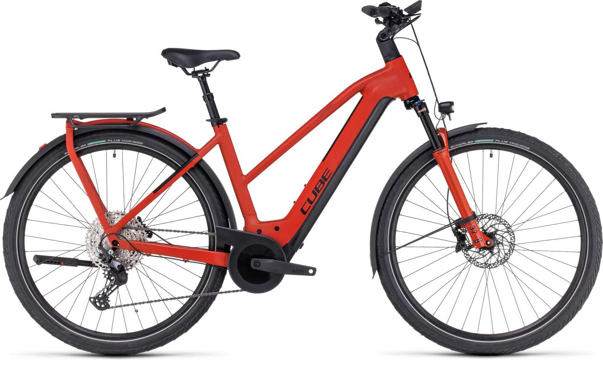 CUBE KATHMANDU HYBRID EXC 750 RED/BLACK - Image 8