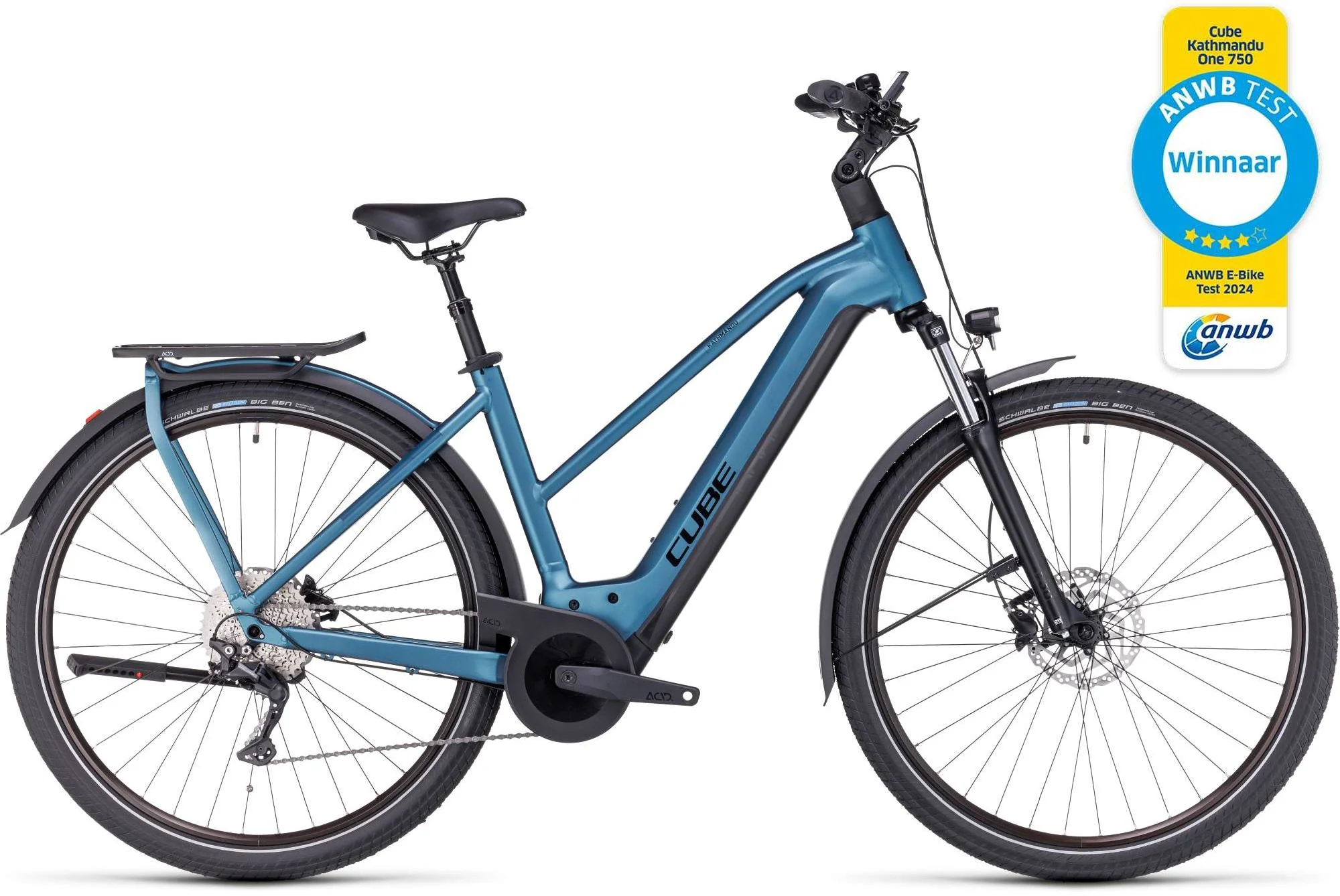 CUBE KATHMANDU HYBRID ONE 750 BLUE/BLACK - Image 9