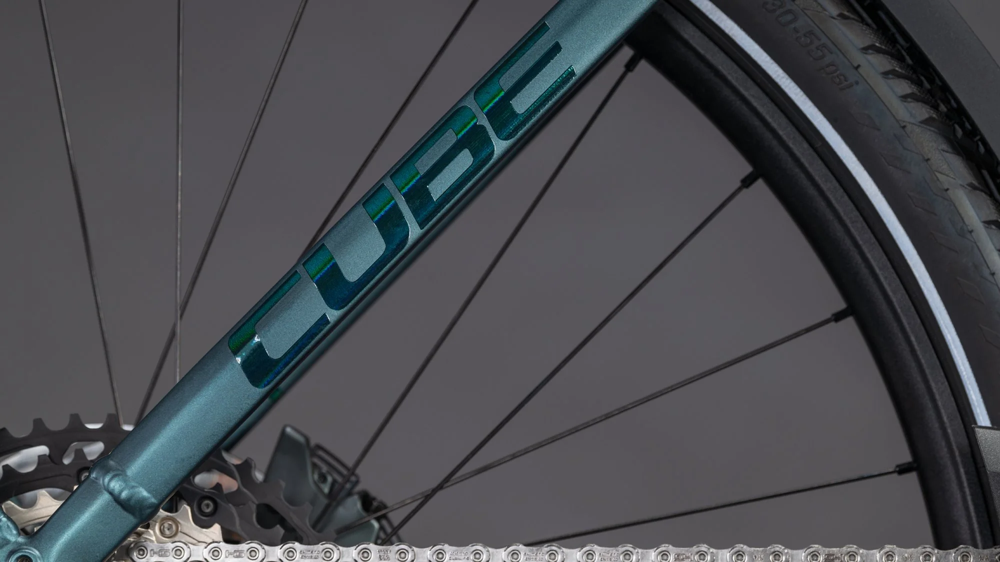 CUBE KATHMANDU HYBRID SLT 800 DUSKWOOD/GOBLIN - Image 5
