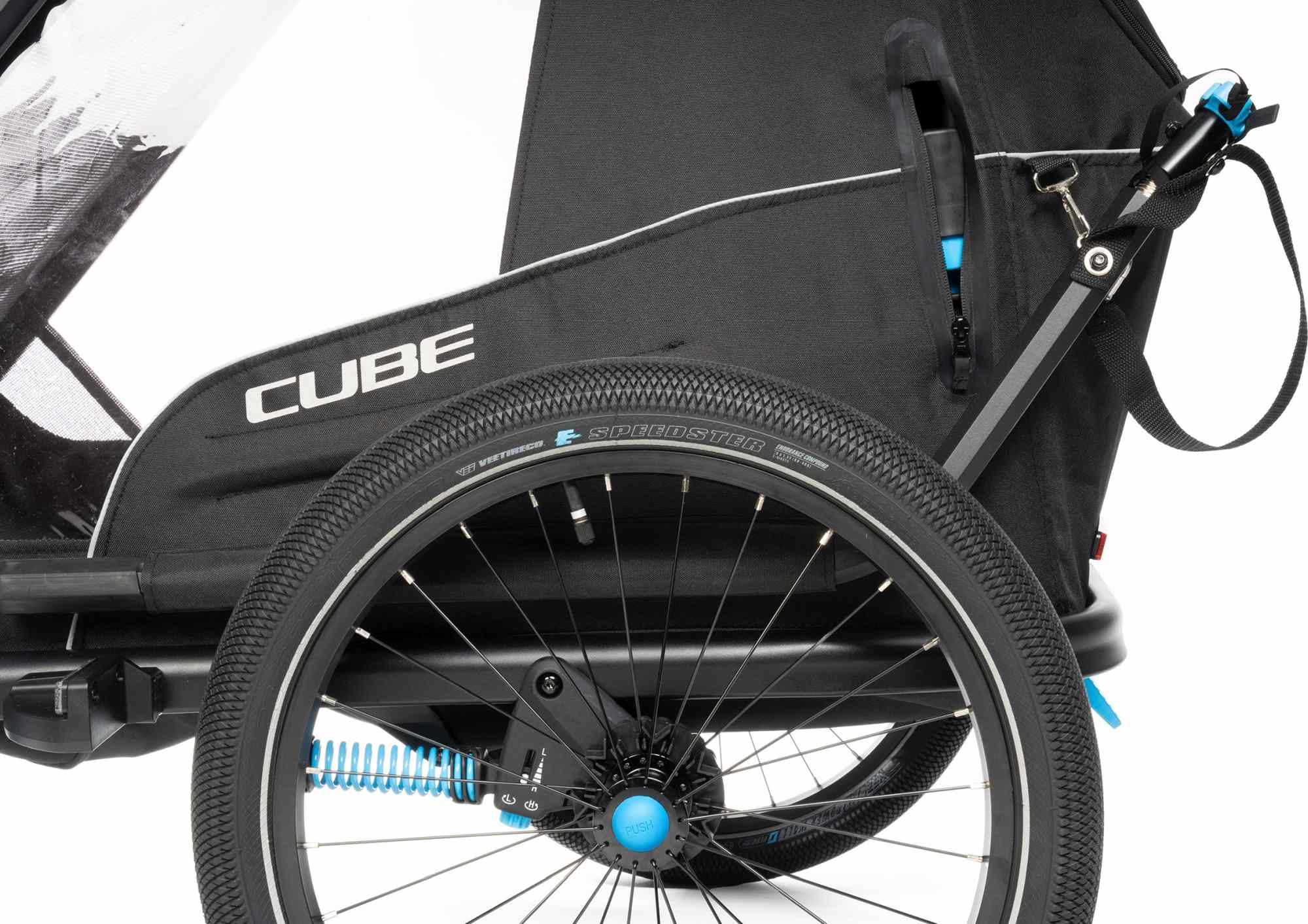 CUBE Kids Trailer Double Cmpt Black - Image 9