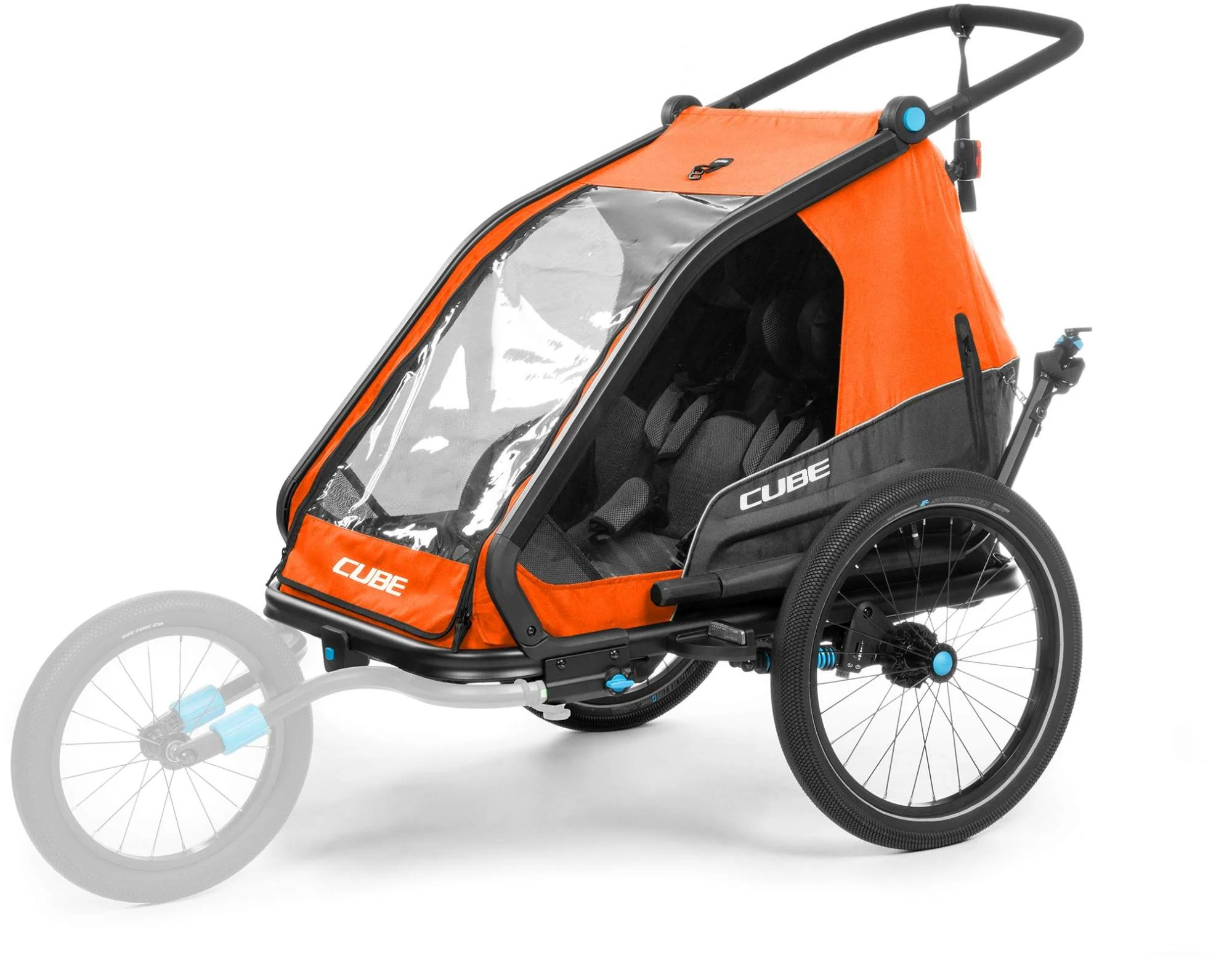 CUBE Kids Trailer Double Cmpt X Actionteam - Image 10