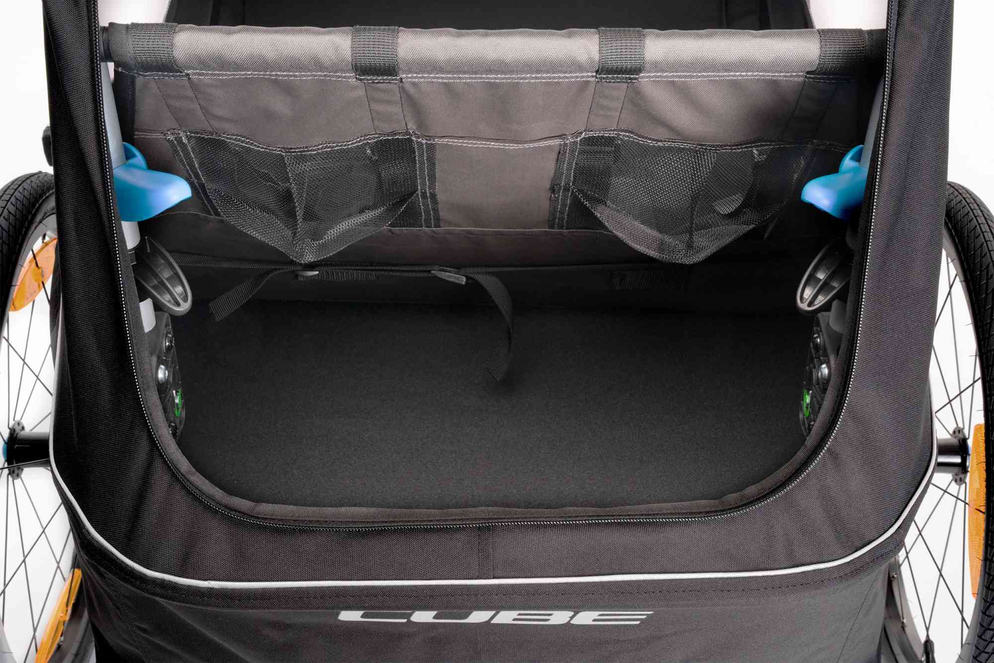 CUBE KIDS TRAILER DOUBLE PURE BLACK/GREY - Image 6