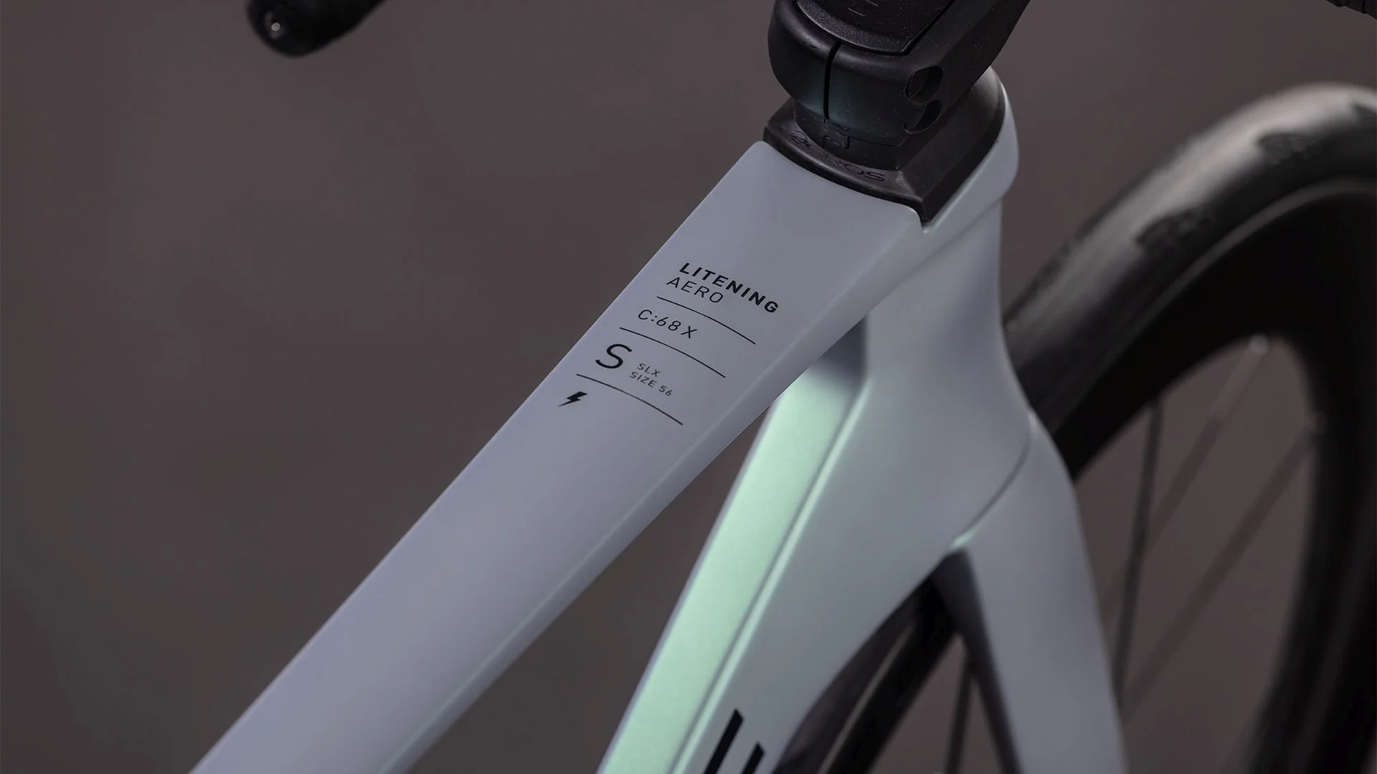 CUBE LITENING AERO C:68X SLX SEAGREY/BLACK - Image 2