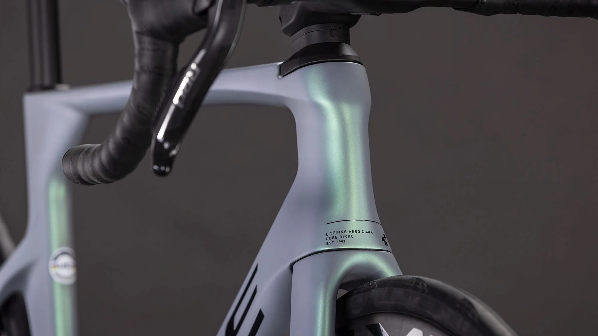 CUBE LITENING AERO C:68X SLX SEAGREY/BLACK - Image 7
