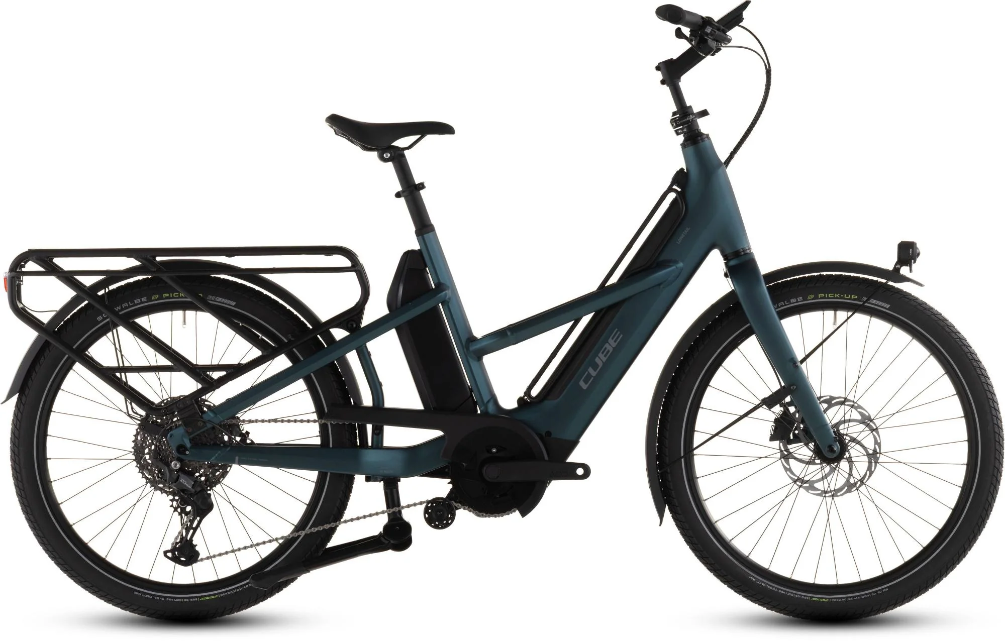 CUBE LONGTAIL HYBRID 800 ROYALGREEN/BLACK