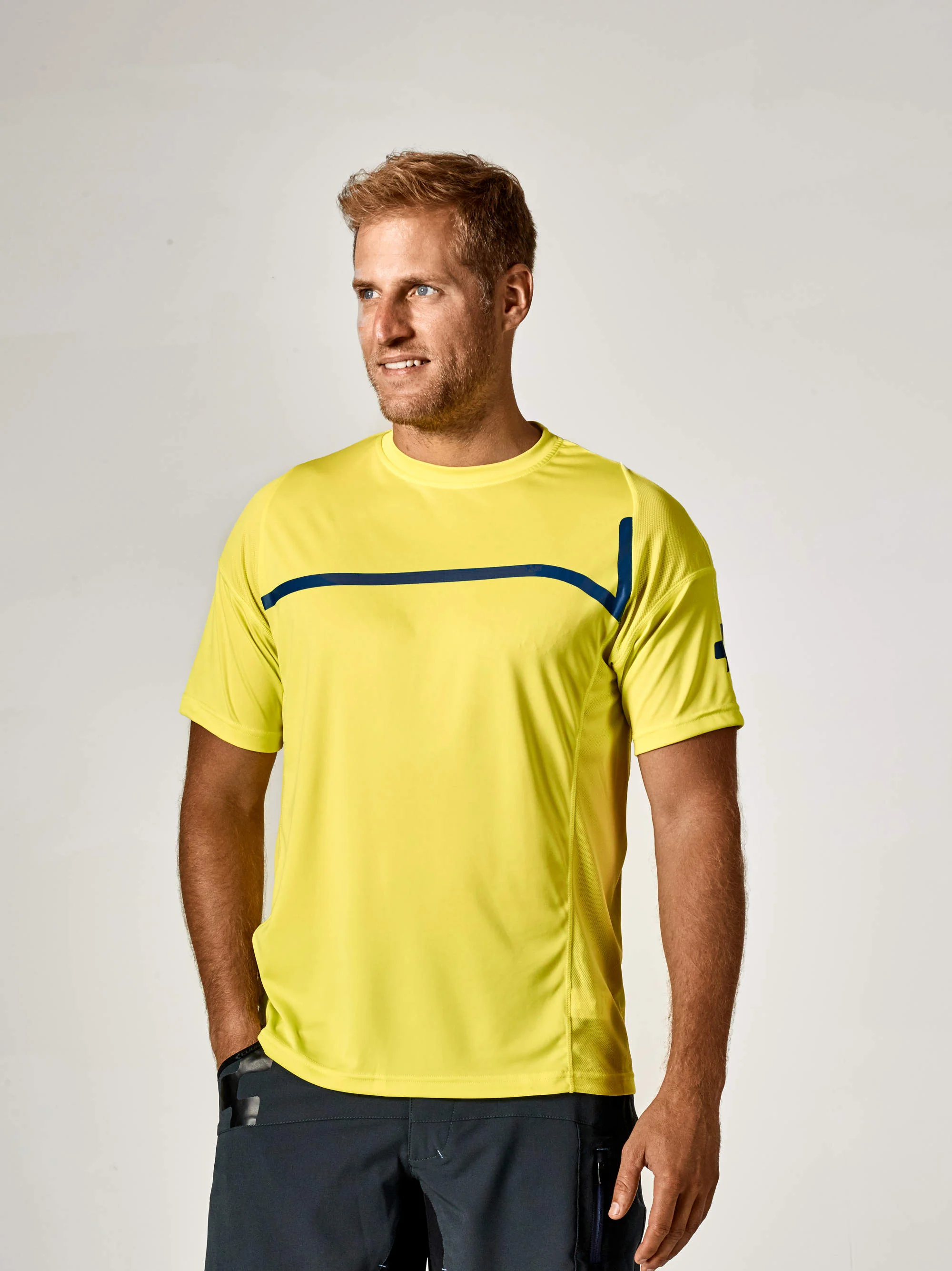 CUBE Motion Jersey Round-Neck S/S Lemon - Image 2