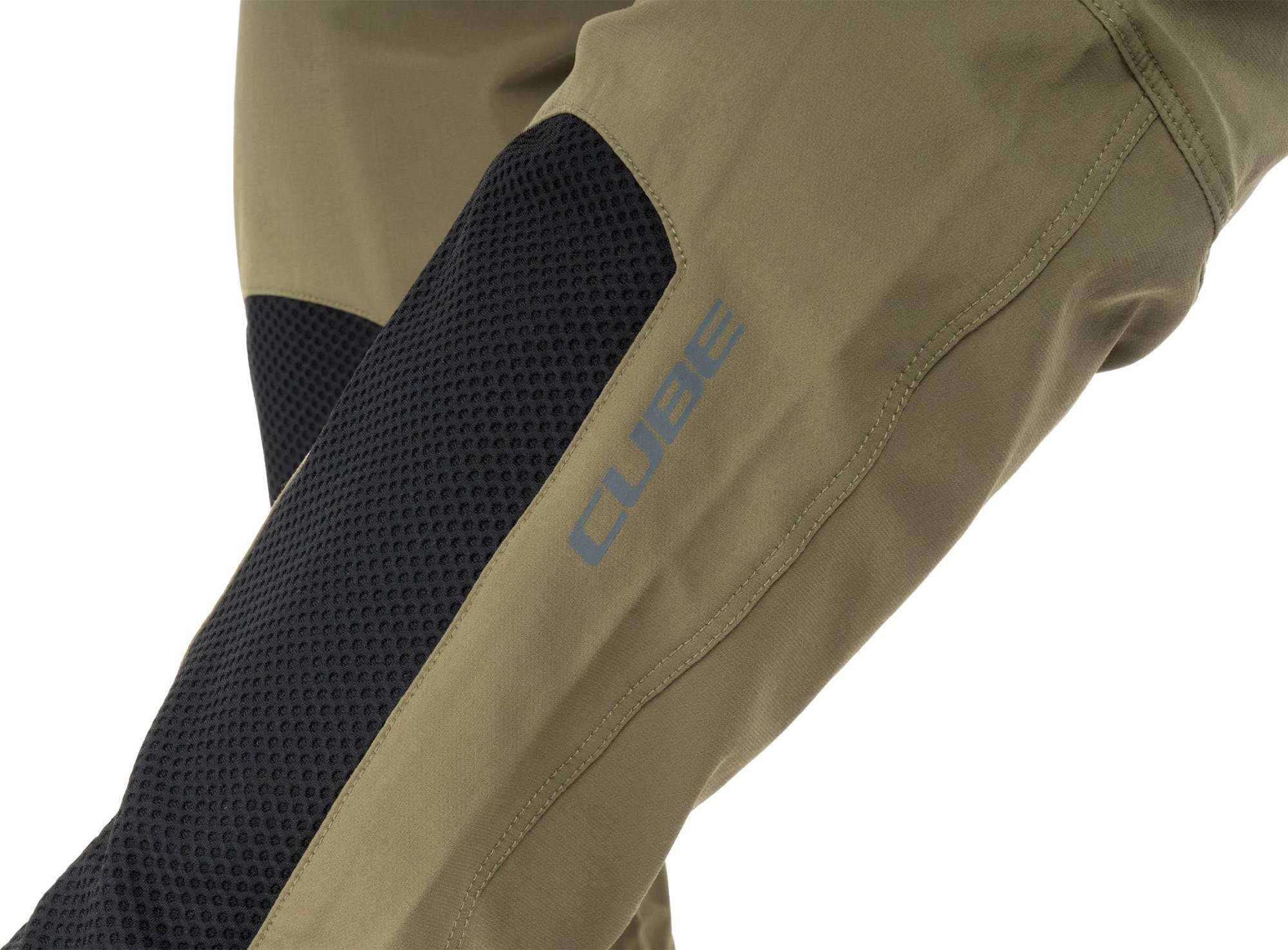 CUBE MTB PANTS TM OLIVE - Image 5