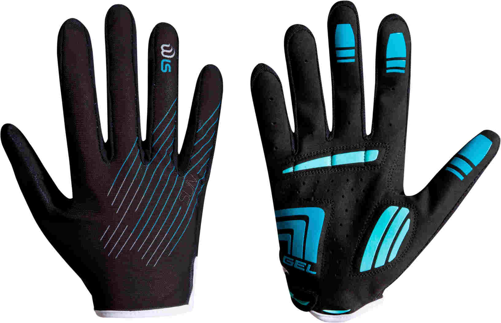 CUBE Natural Fit Wls Gloves Sun Long Finger Blue