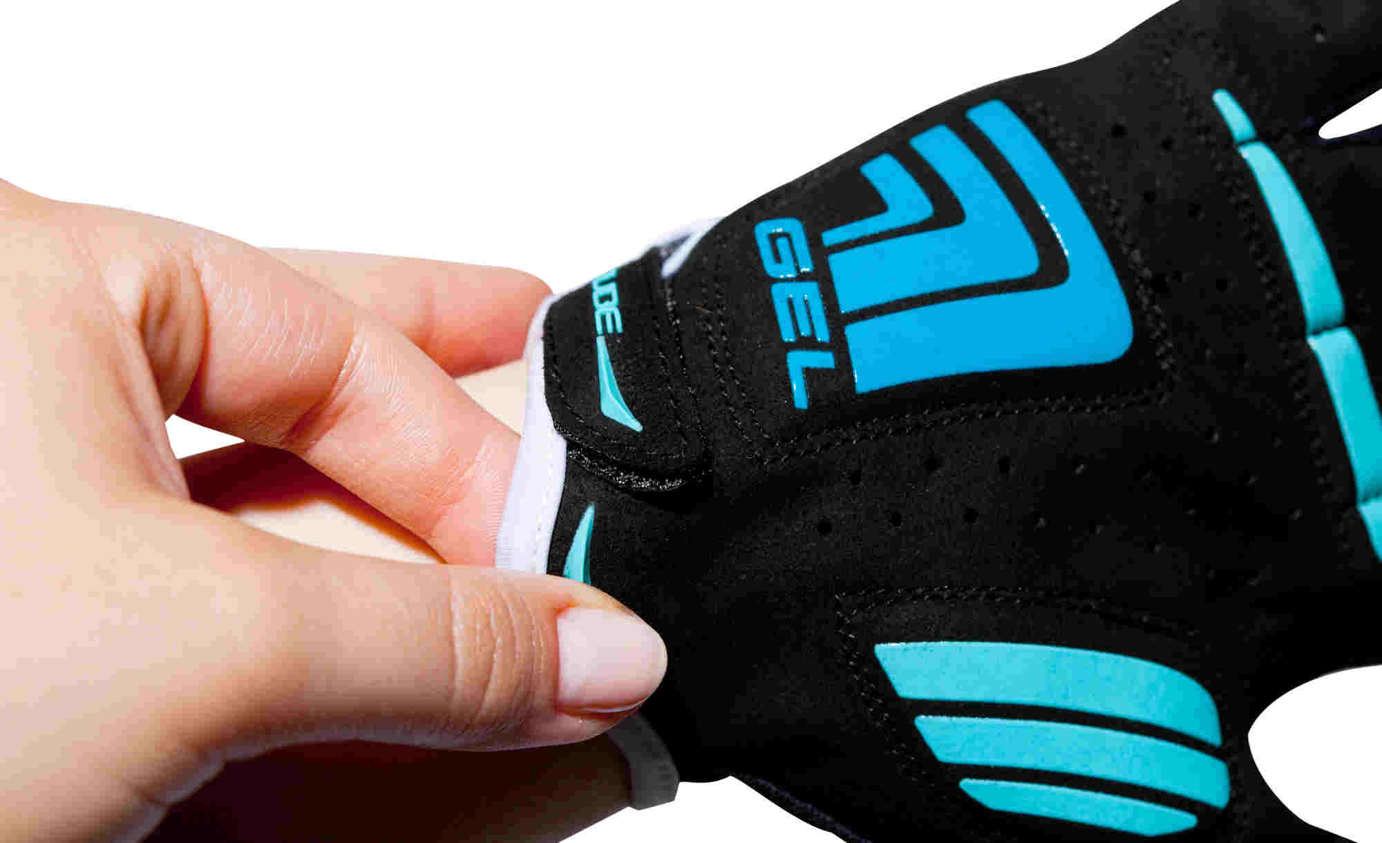 CUBE Natural Fit Wls Gloves Sun Long Finger Blue - Image 6