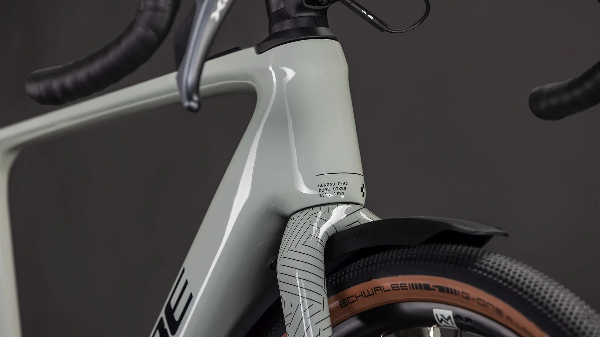 CUBE NUROAD HYBRID C:62 RACE 400X FE REEDBEIGE/BLACK - Image 6