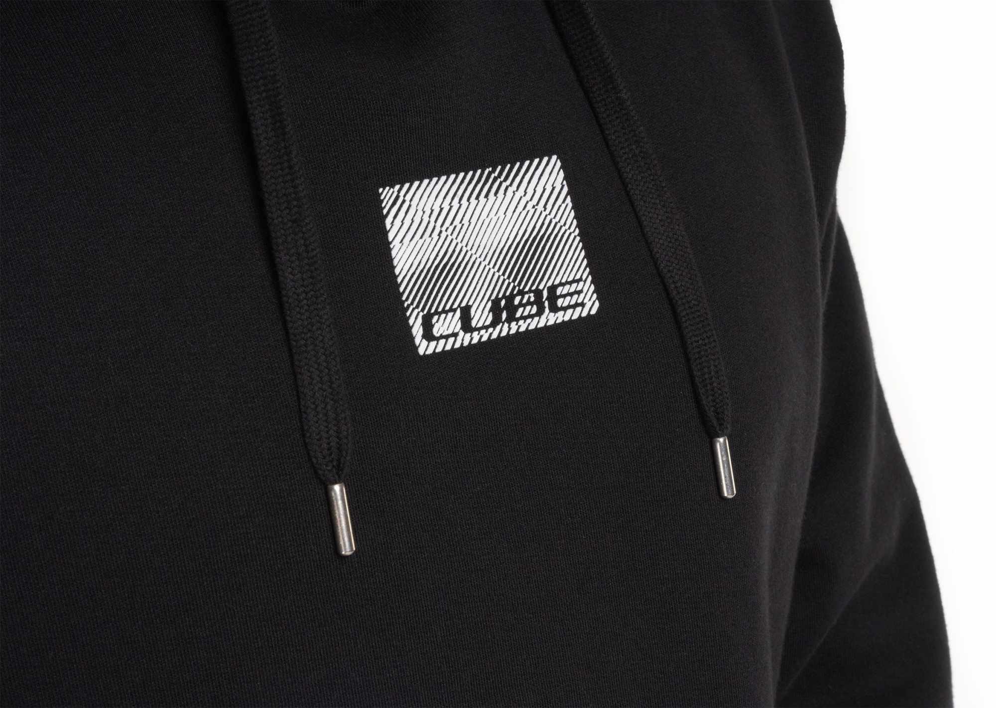 CUBE ORGANIC HOODIE GRID BLACK - Image 5