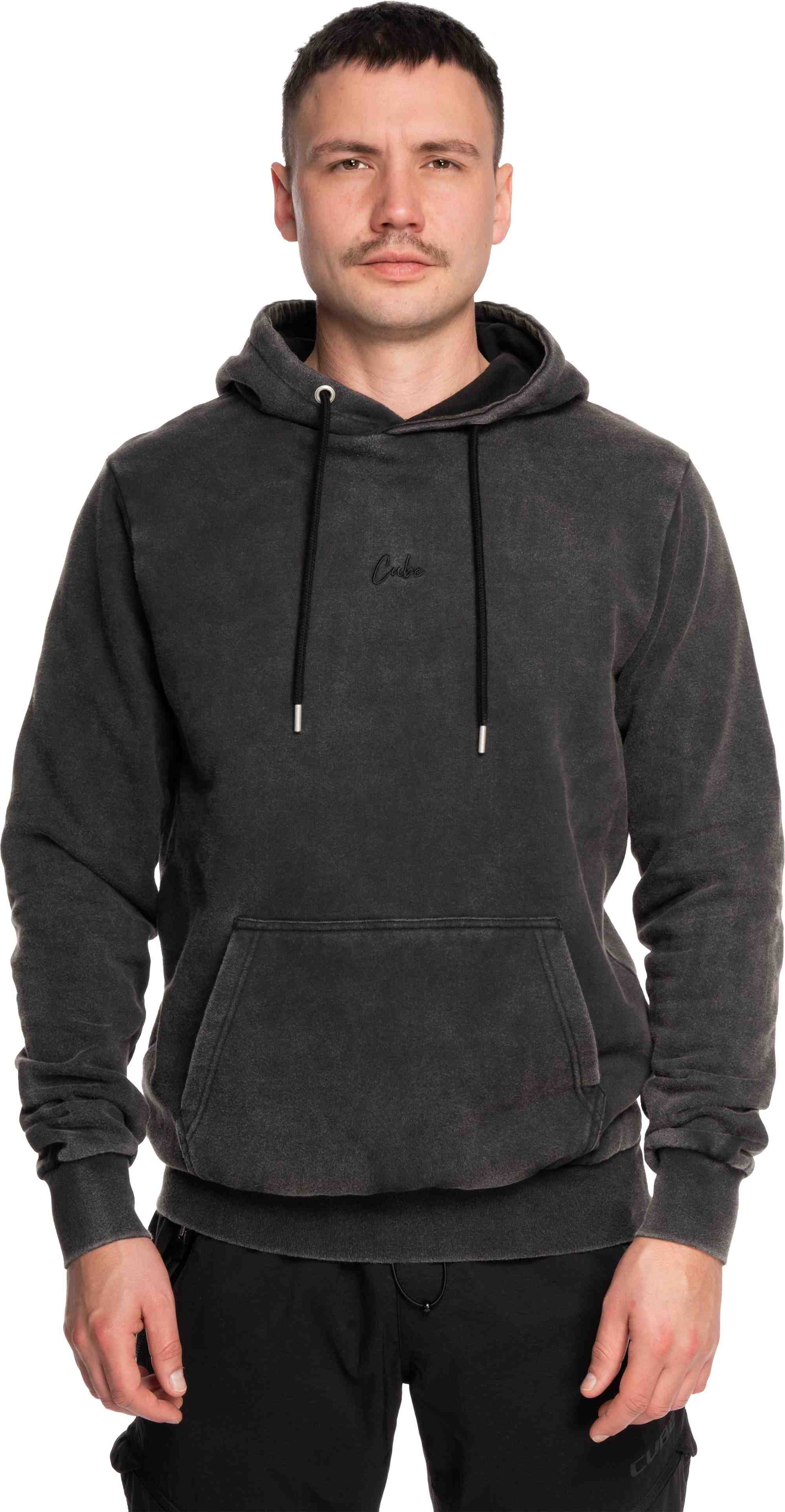CUBE ORGANIC HOODIE ROOTS WASHED GREY - Image 5