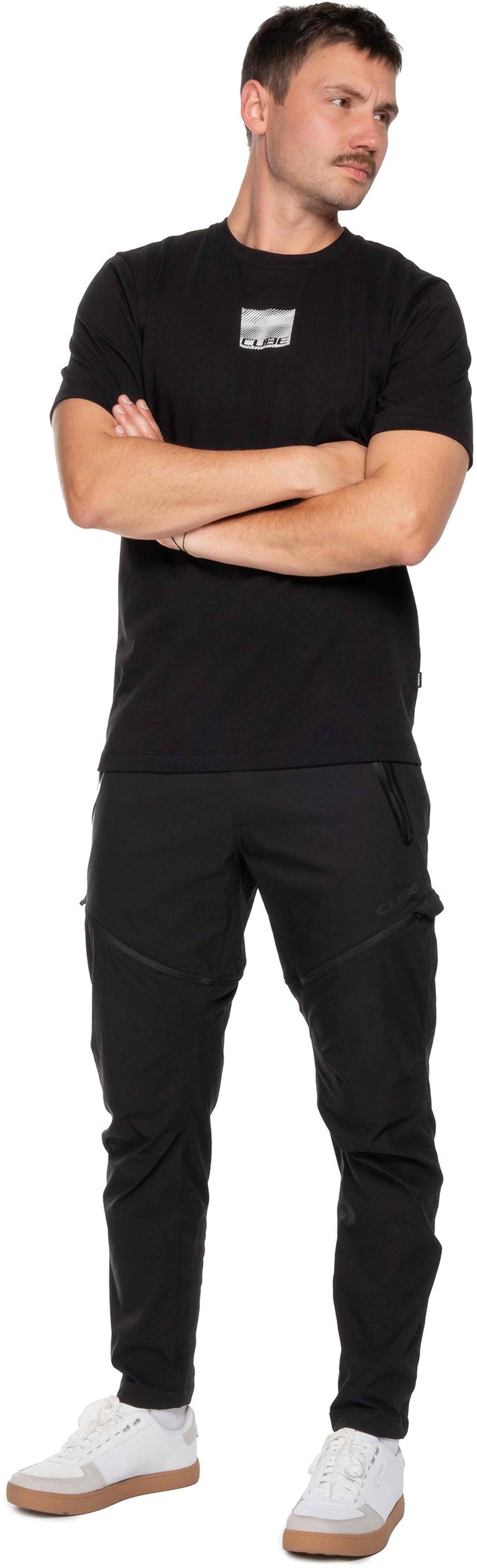 CUBE ORGANIC T-SHIRT GRID BLACK - Image 3