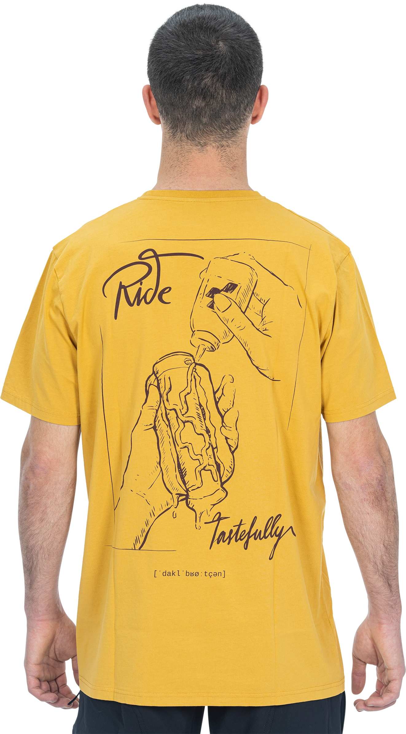 CUBE Organic T-Shirt Hot Dog Gty Fit Yellow - Image 2
