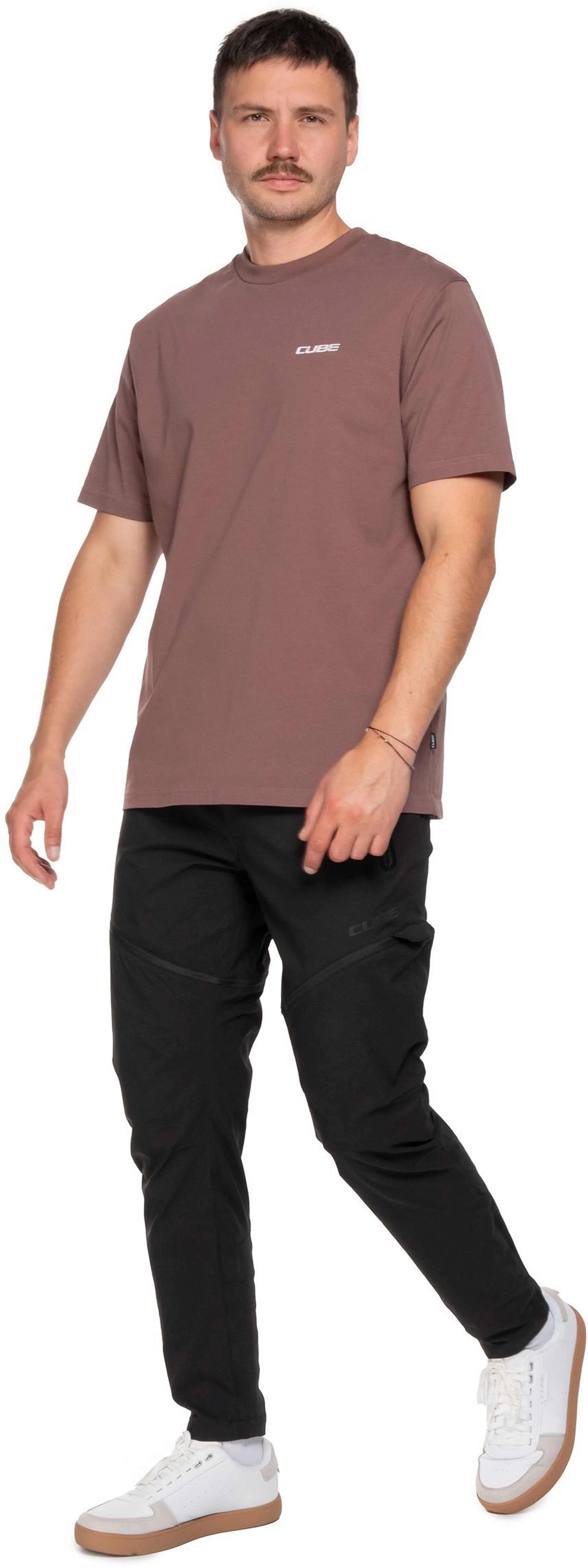 CUBE ORGANIC T-SHIRT KEEP SENDING GTY FIT PLUM - Image 3