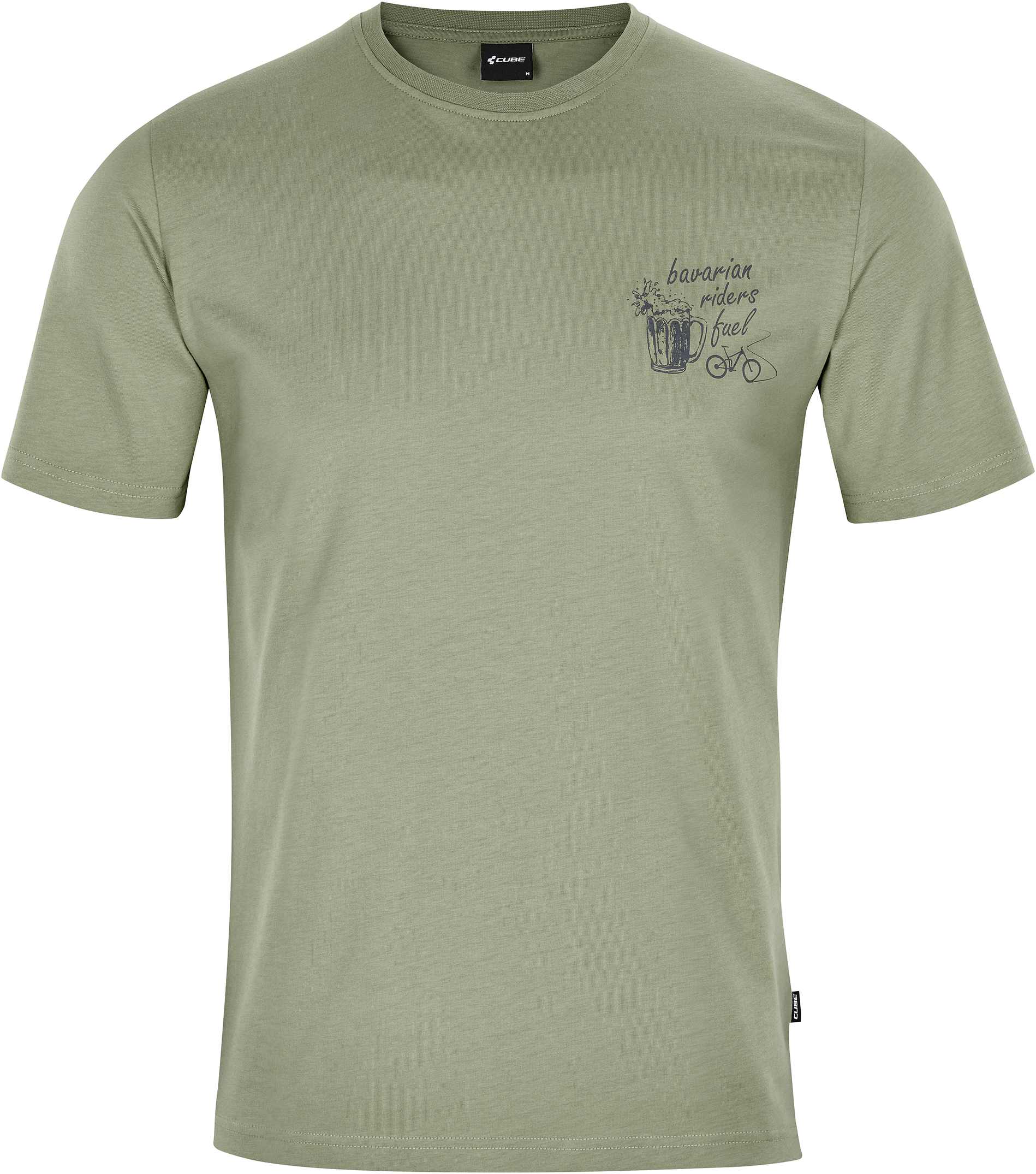CUBE Organic T-Shirt Riders Fuel Green - Image 3